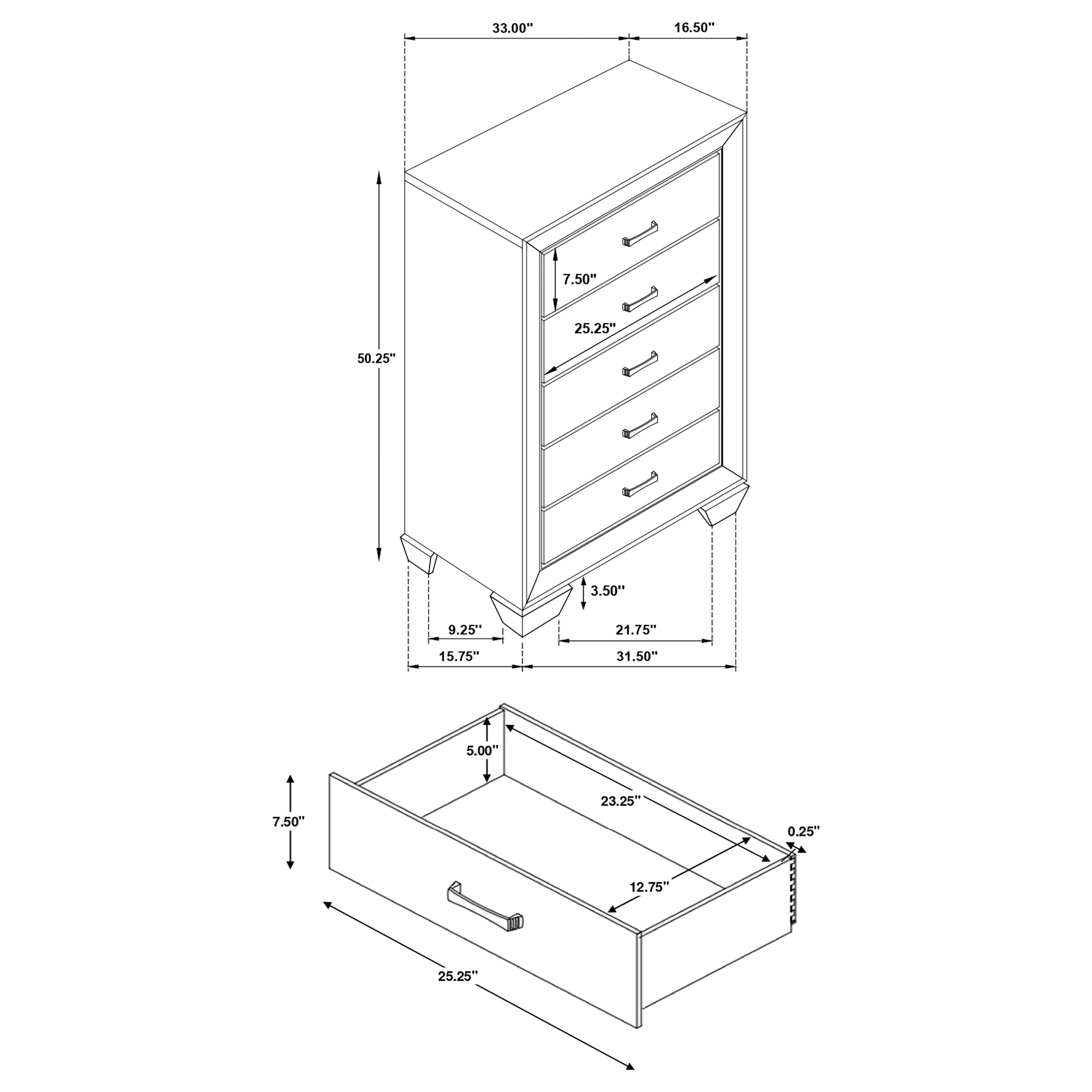 Kauffman Bedroom Set (Storage Bed)