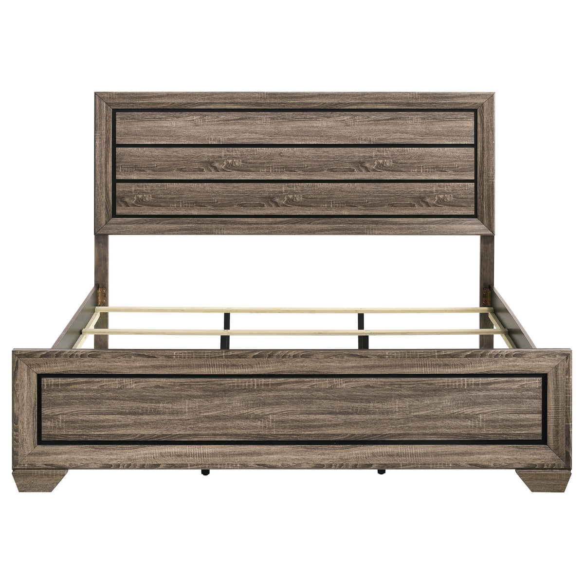 Kauffman Panel Bed Eastern King Washed Taupe
