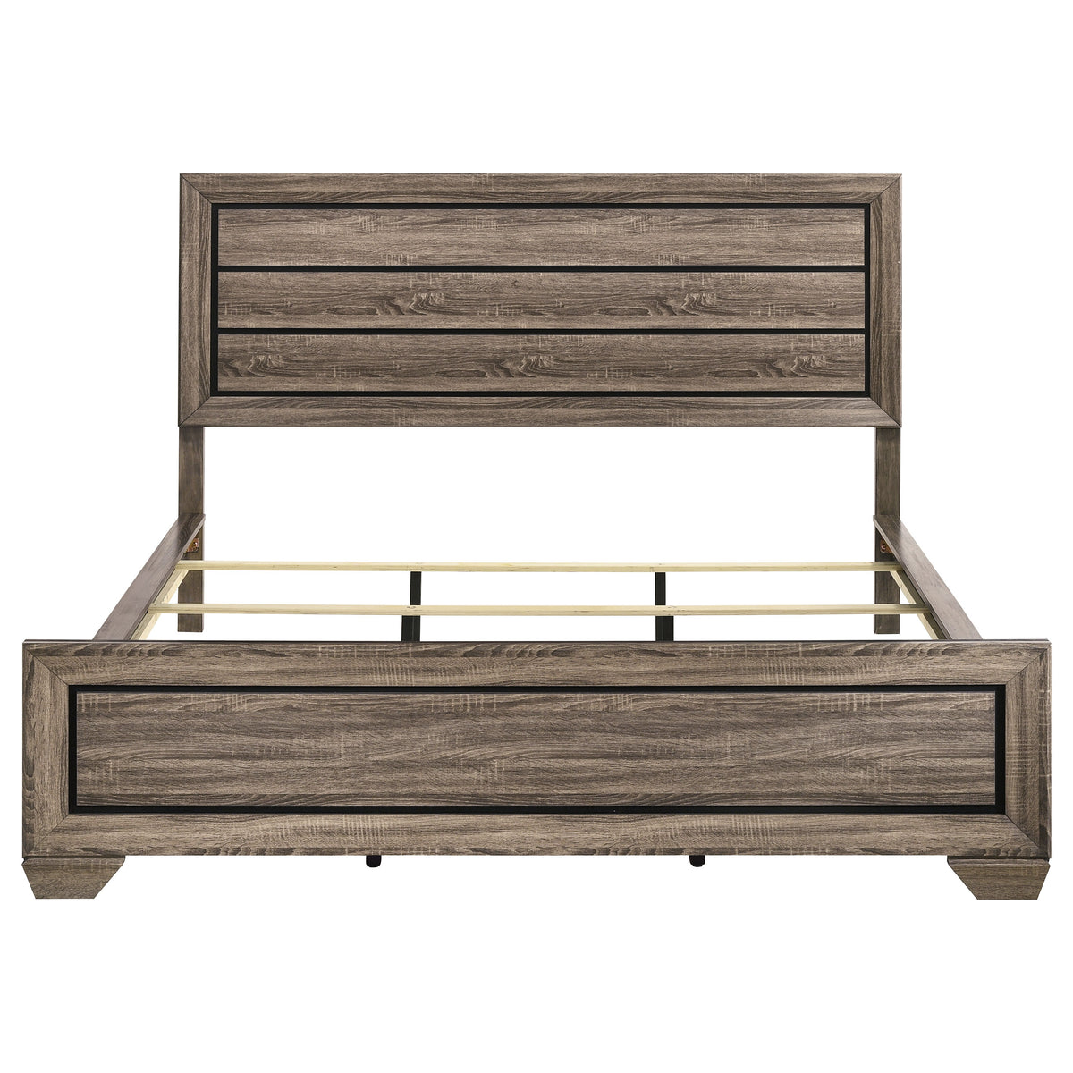 Kauffman Panel Bed California King Washed Taupe