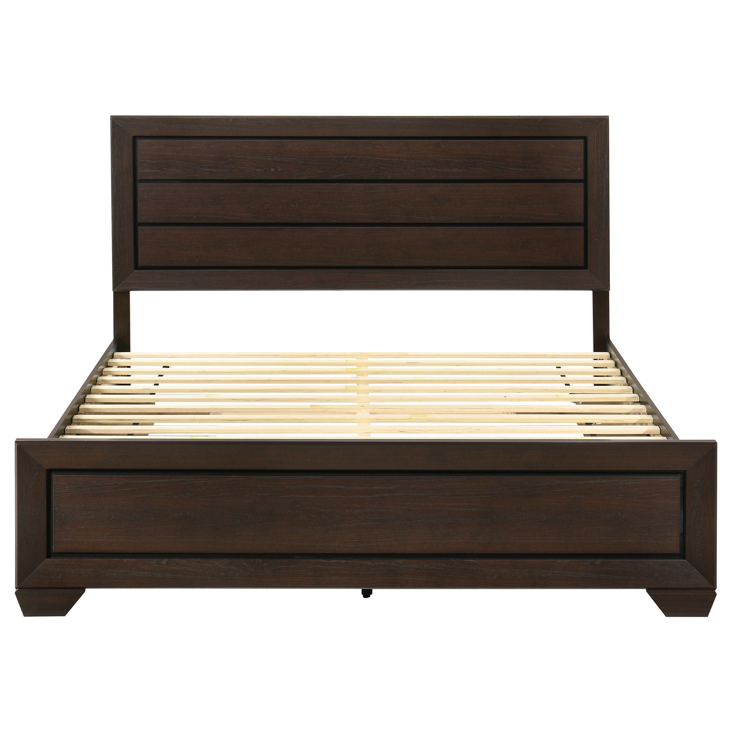 Kauffman Wood Panel Storage Bed