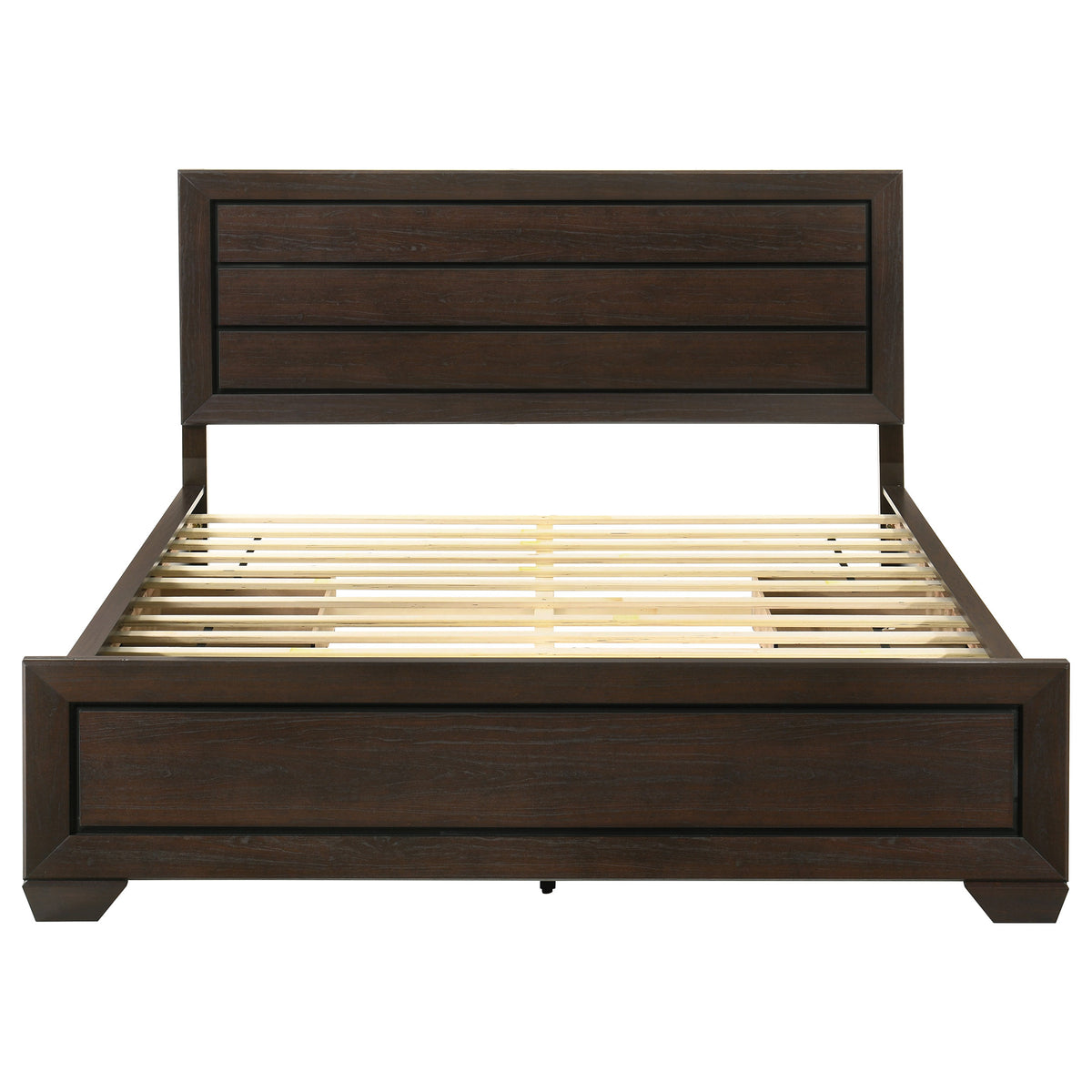 Kauffman 4-drawer Storage Panel Bed California King Dark Cocoa