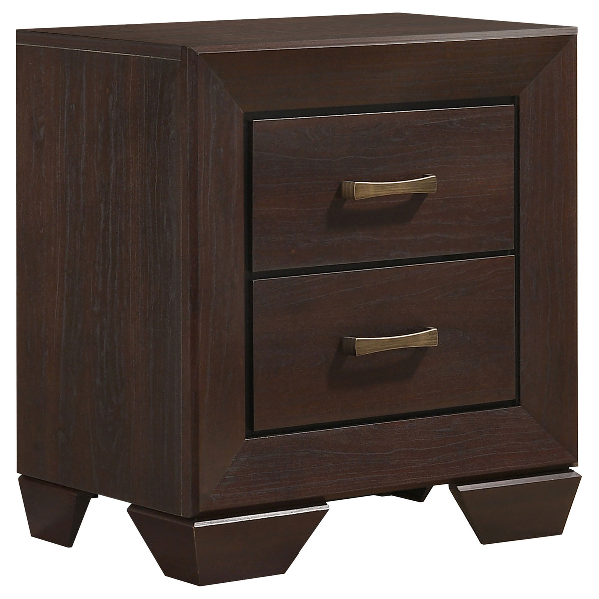 Kauffman 5-piece California King Bedroom Set with Panel Bed Dark Cocoa