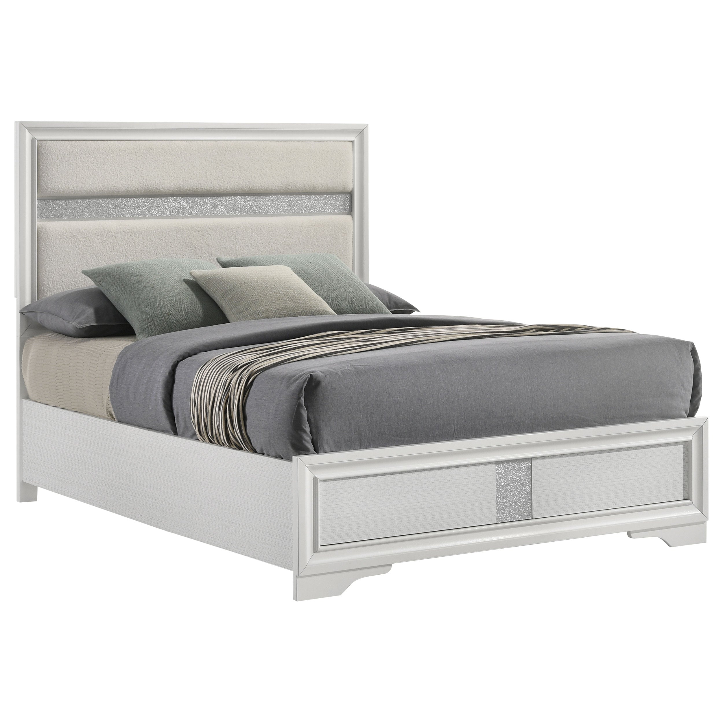 Miranda Wood Panel Bed