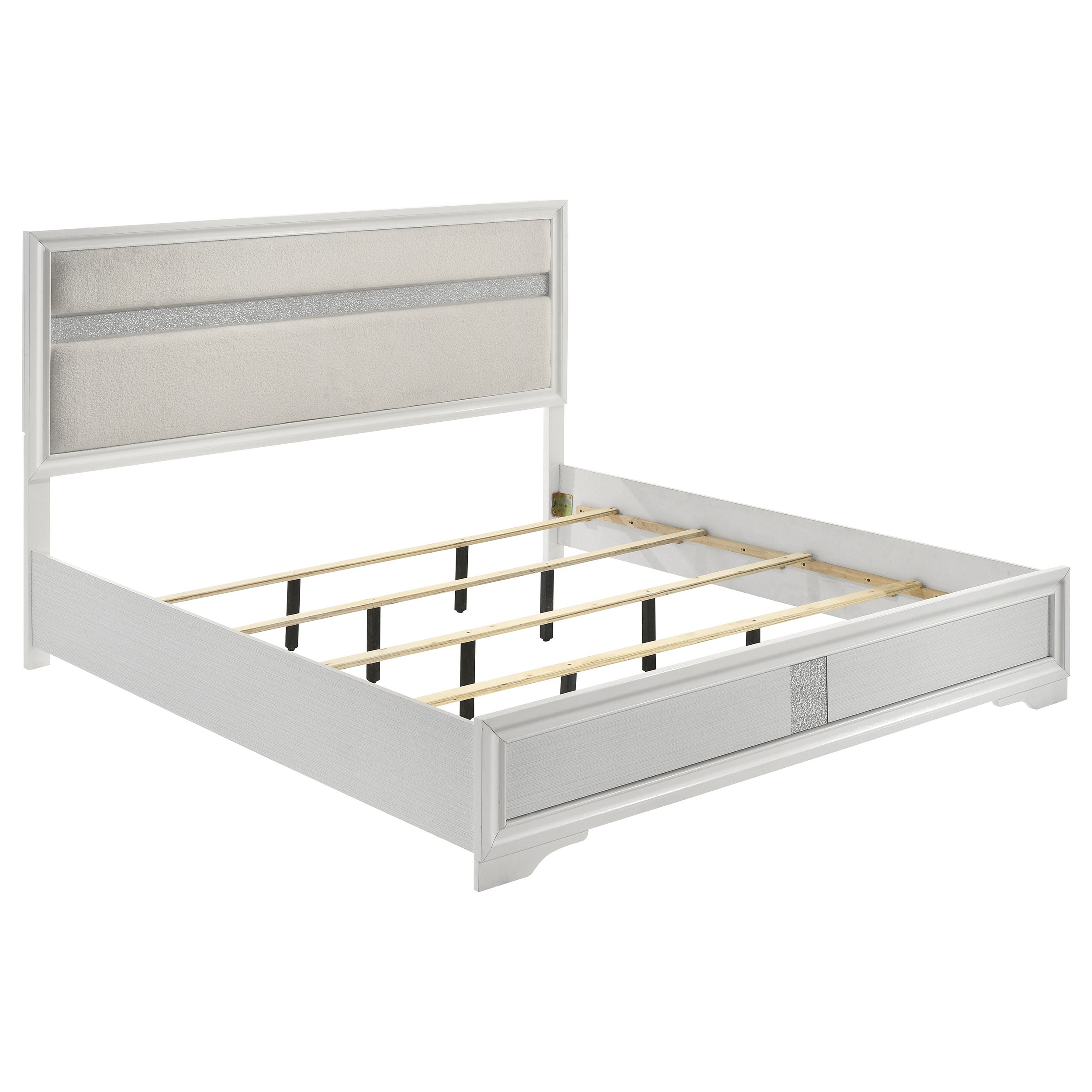 Miranda Wood Panel Bed