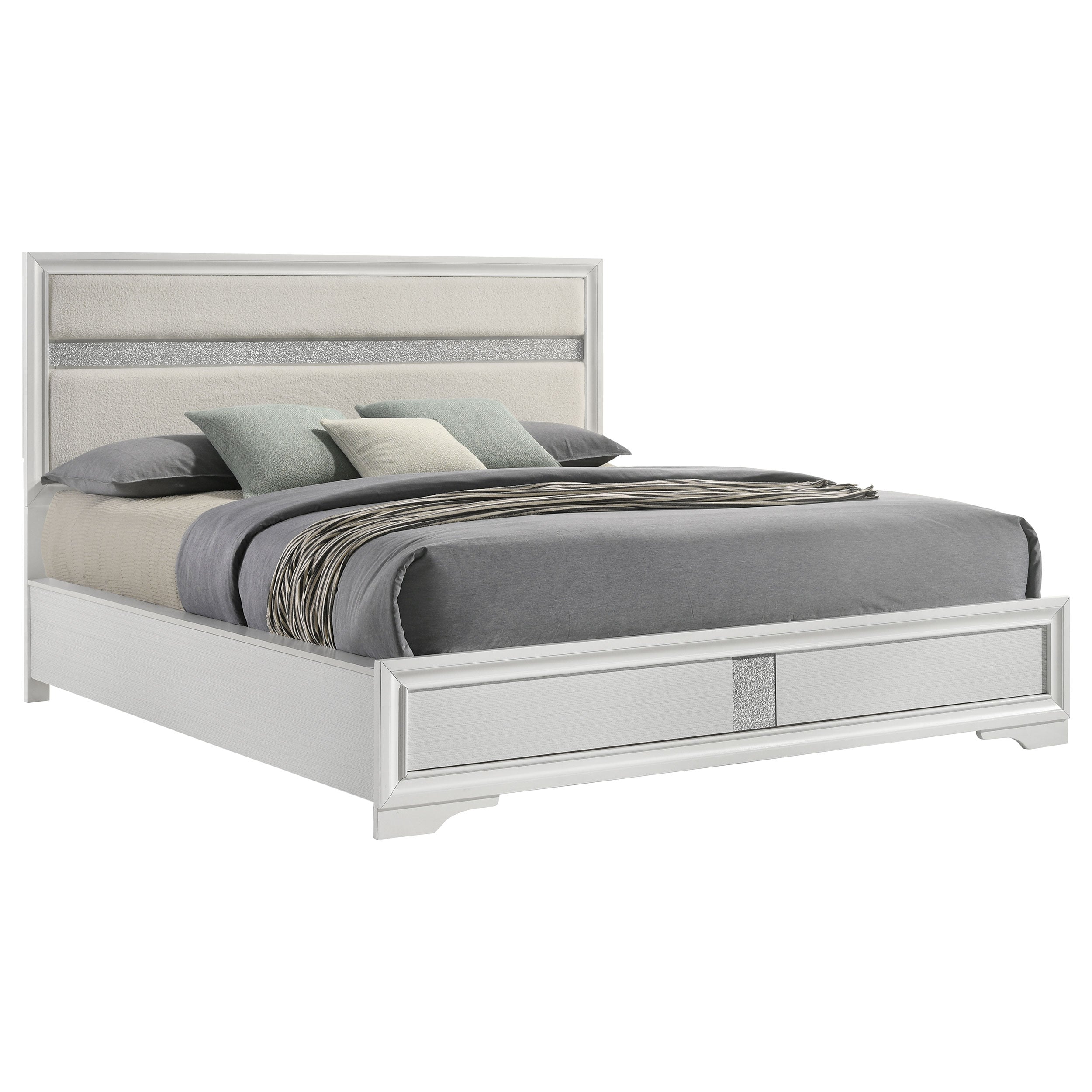 Miranda Wood Panel Bed