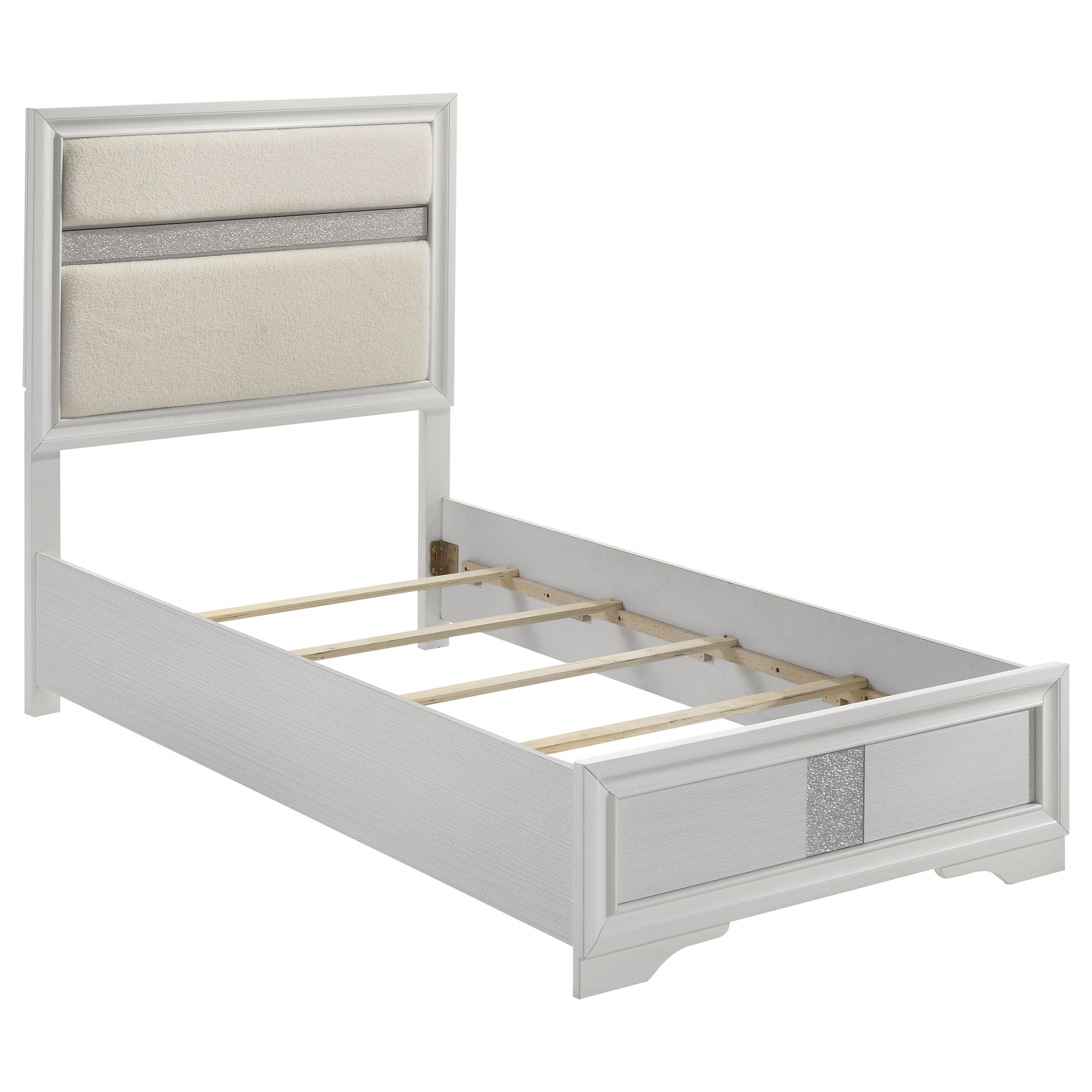 Miranda Wood Panel Bed