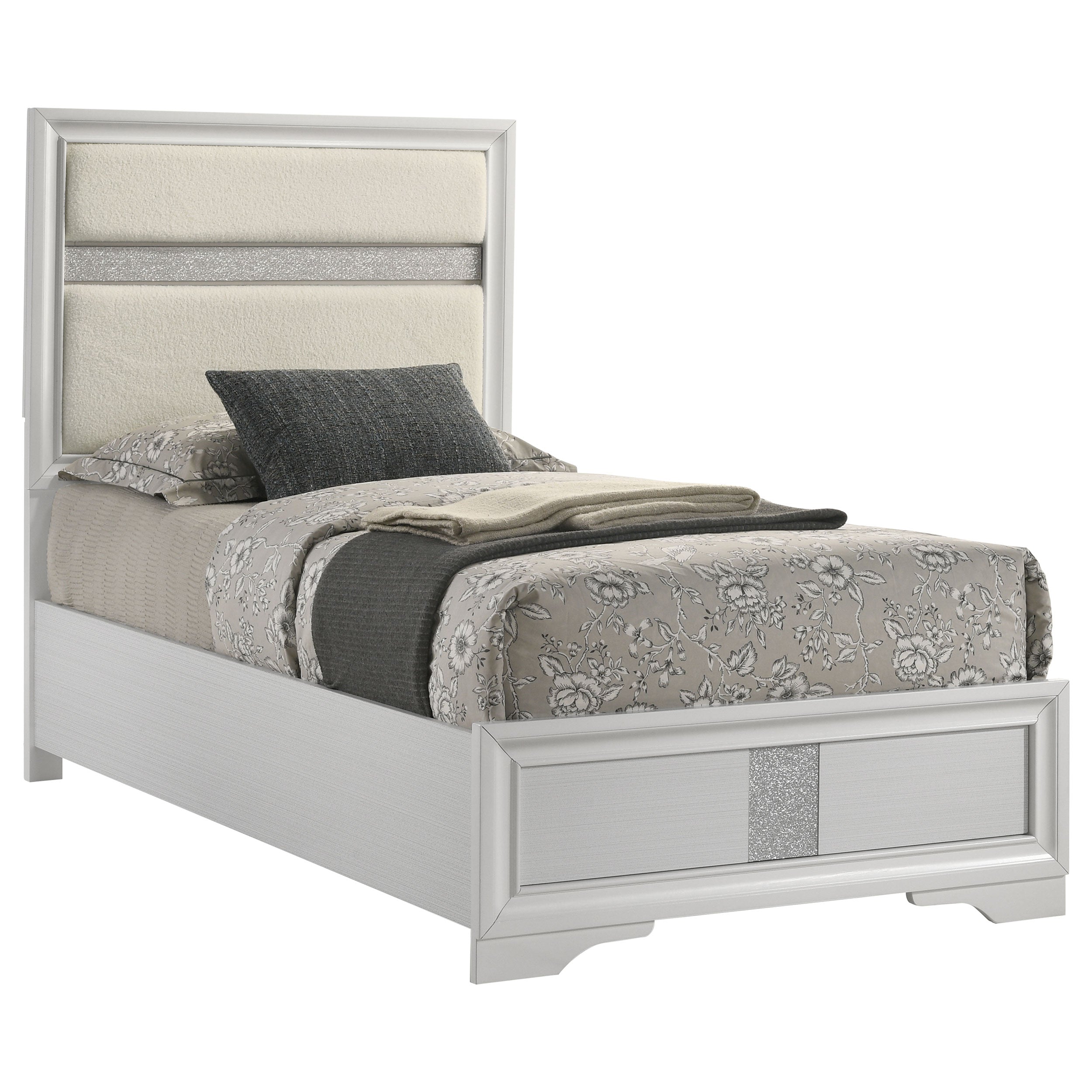 Miranda Wood Panel Bed