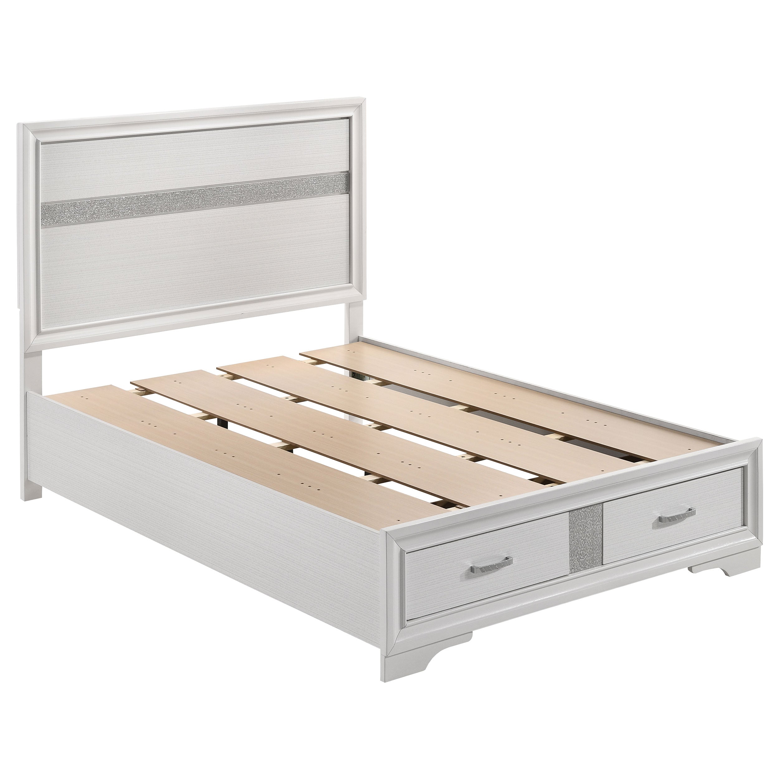 Miranda Wood Panel Storage Bed