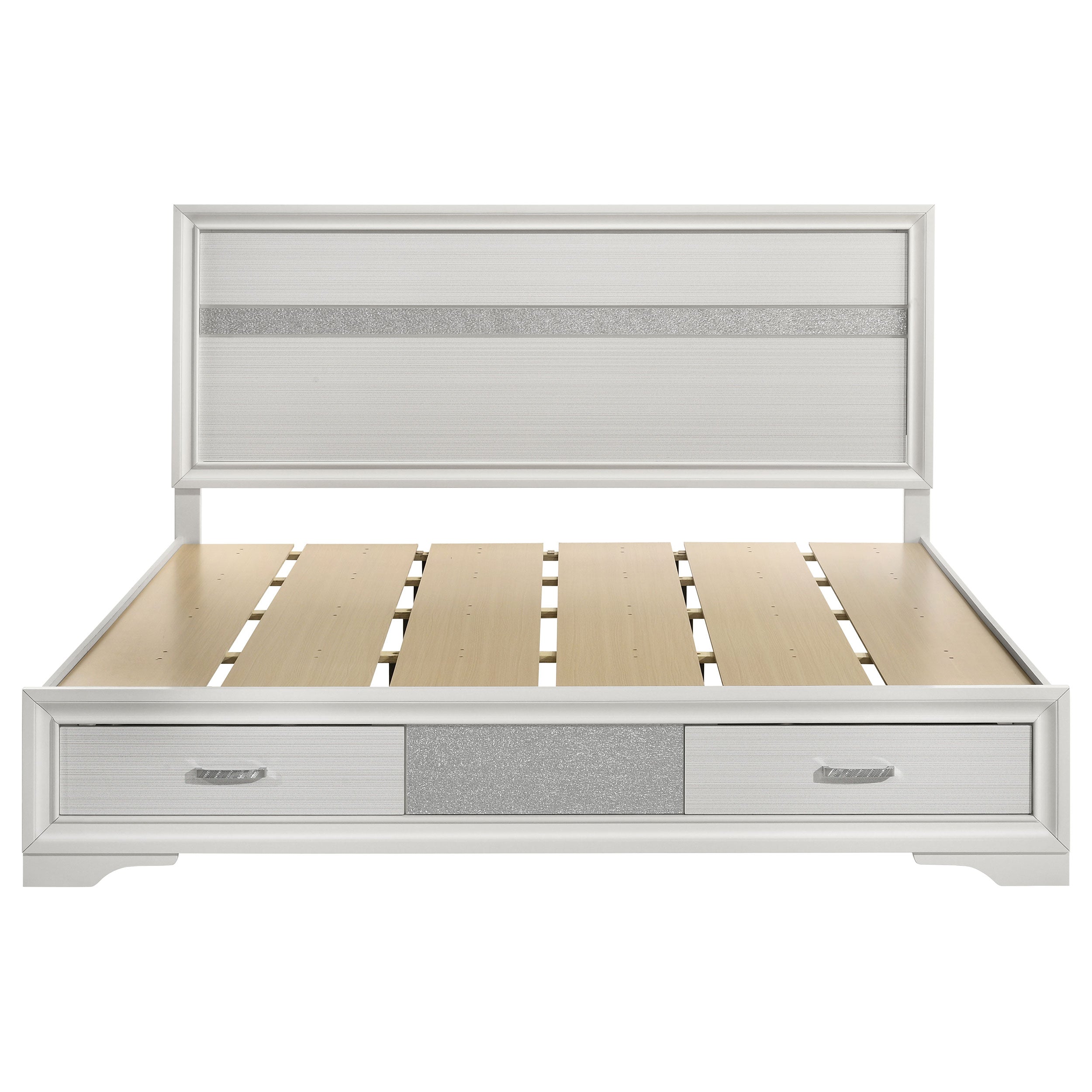 Miranda Wood Panel Storage Bed