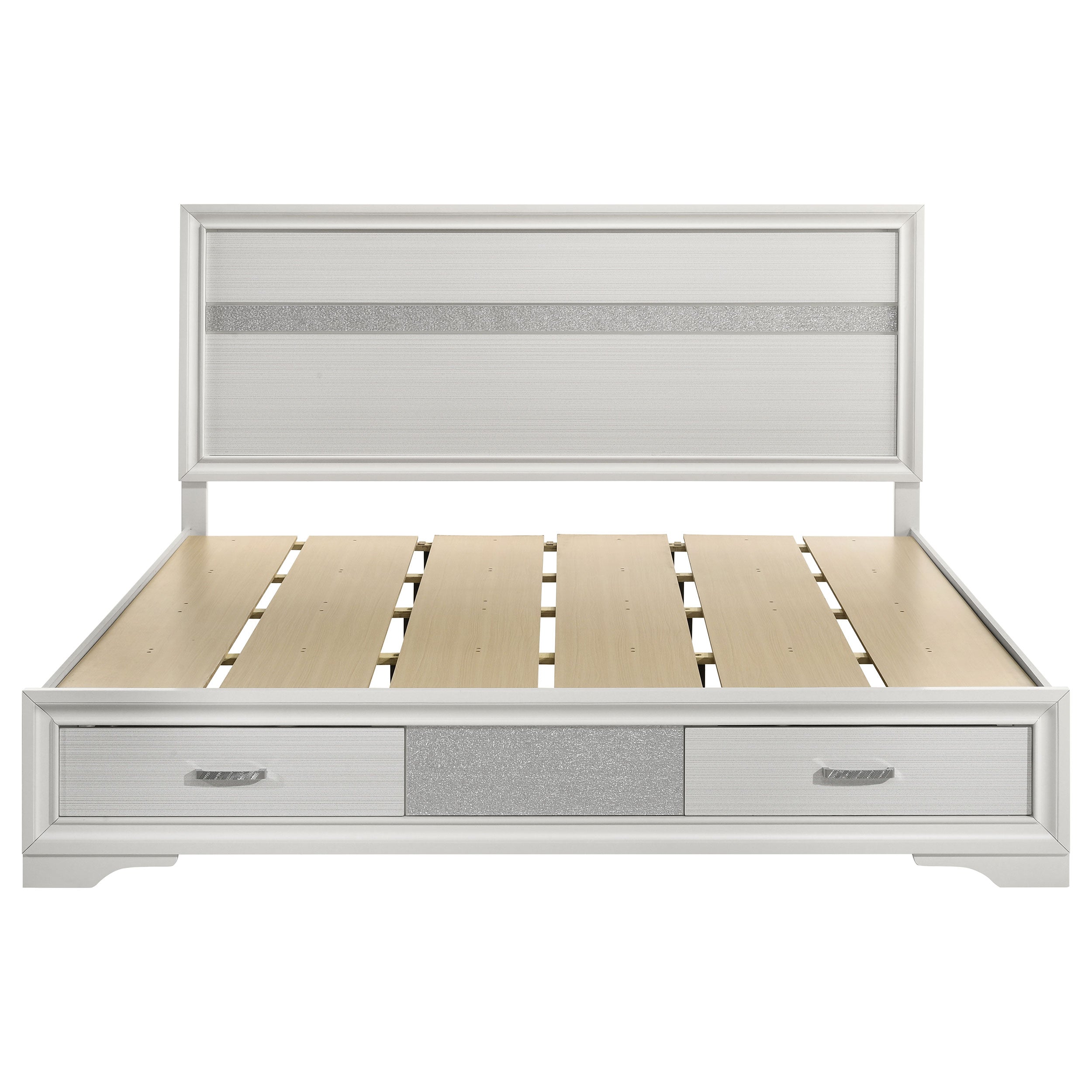 Miranda Wood Panel Storage Bed