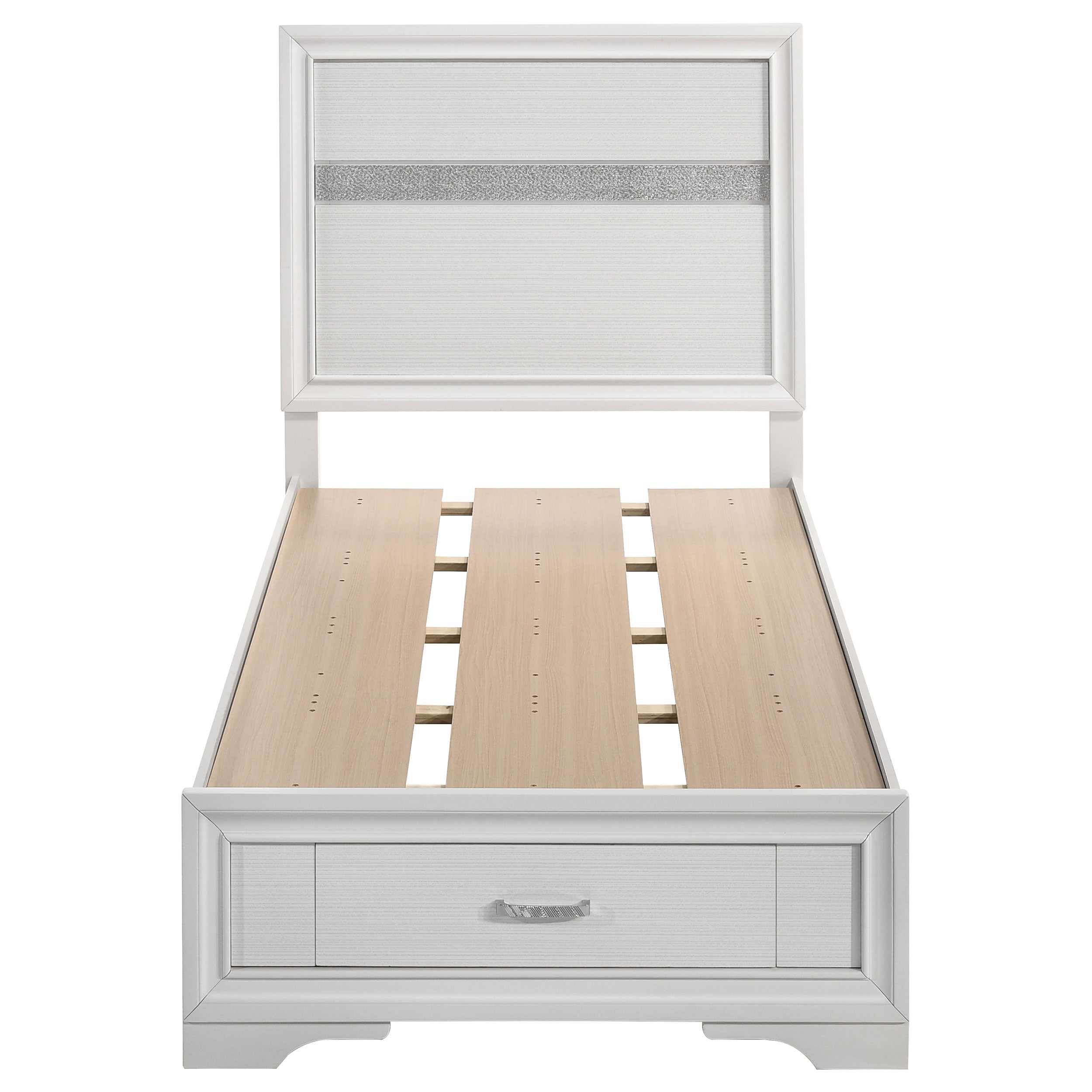 Miranda Wood Panel Storage Bed
