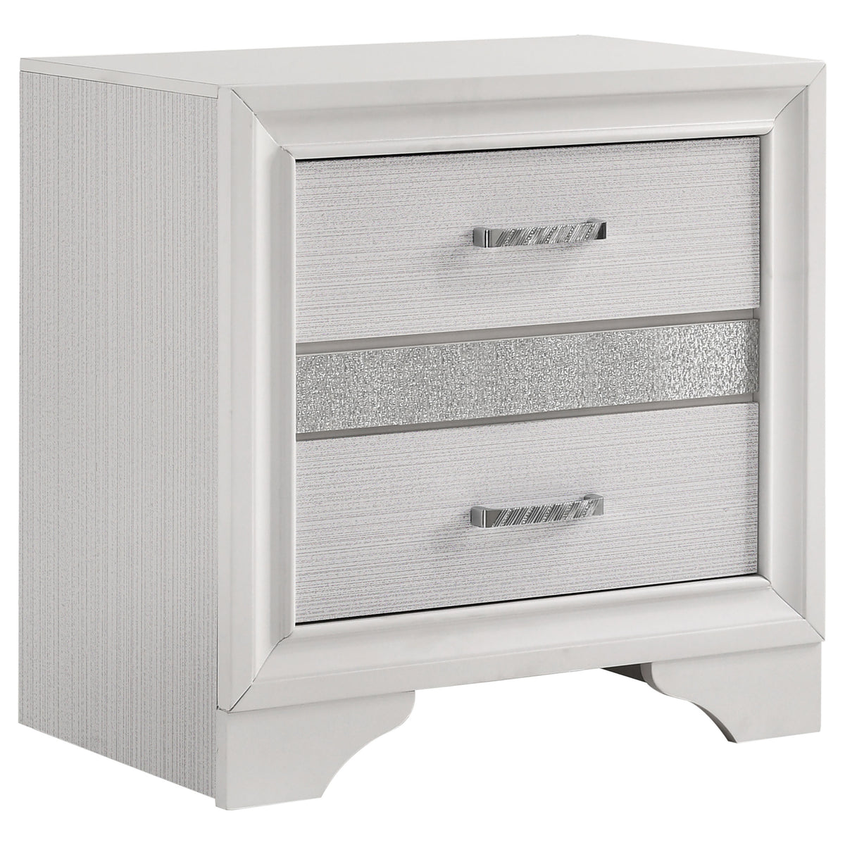 Miranda 3-drawer Nightstand White