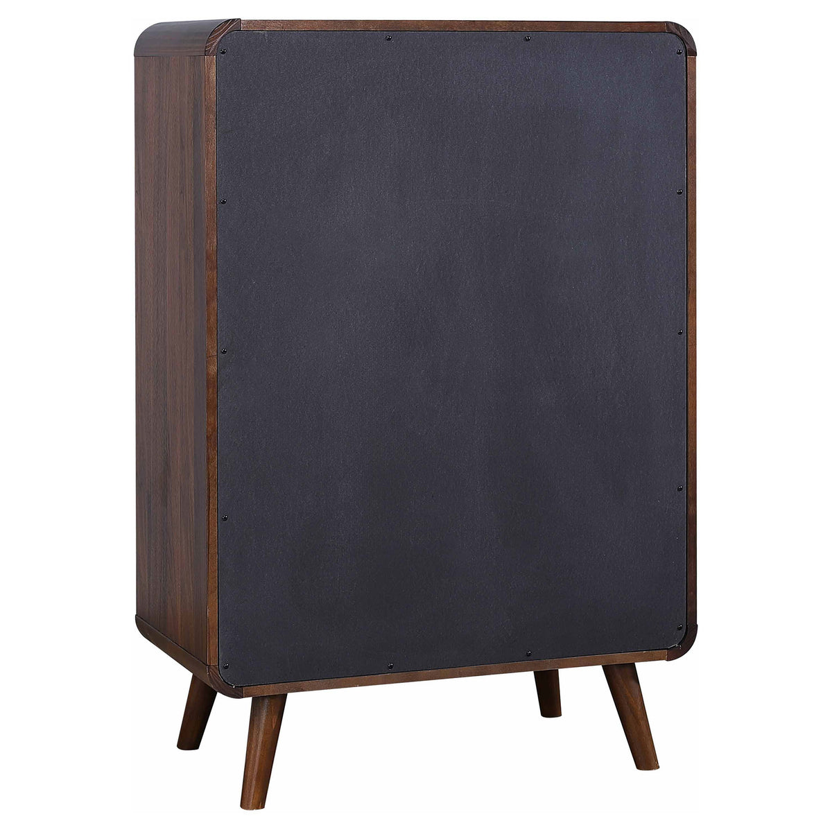 Robyn 5-piece Full Mid-Century Modern Bedroom Set Dark Walnut
