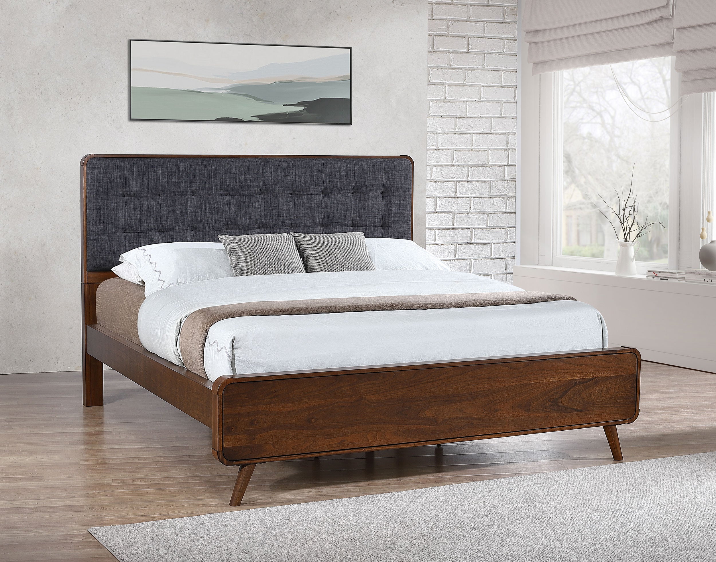 Robyn Wood Panel Bed