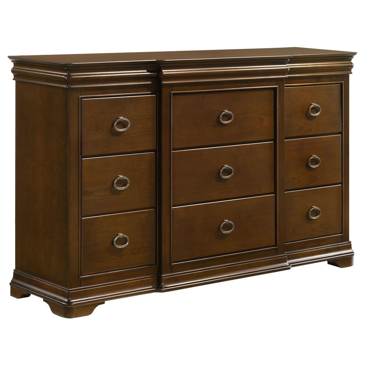 Garland 4-piece Eastern King Bedroom Set Brown Cherry