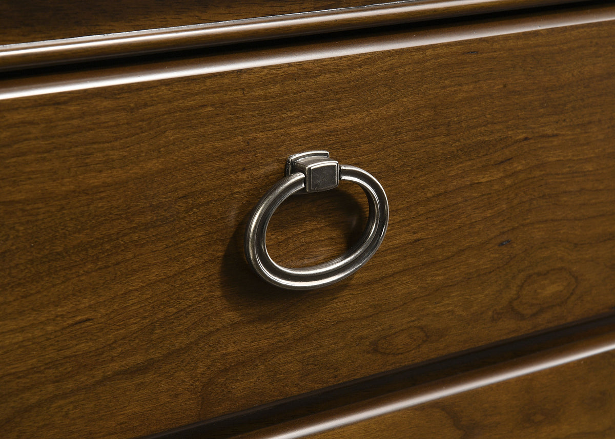 Garland 2-drawer Nightstand with USB Ports Brown Cherry