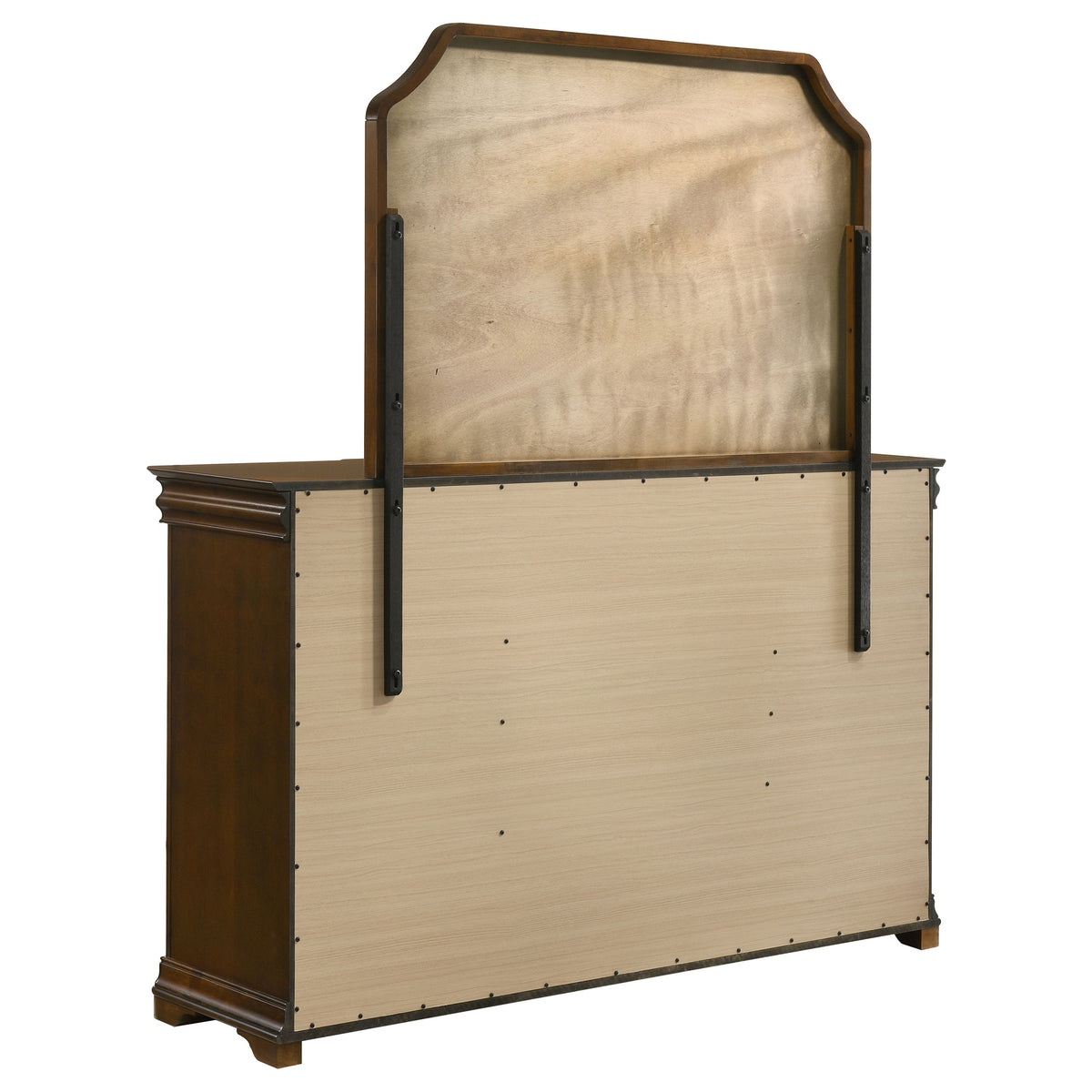 Garland 9-drawer Dresser with Mirror Brown Cherry