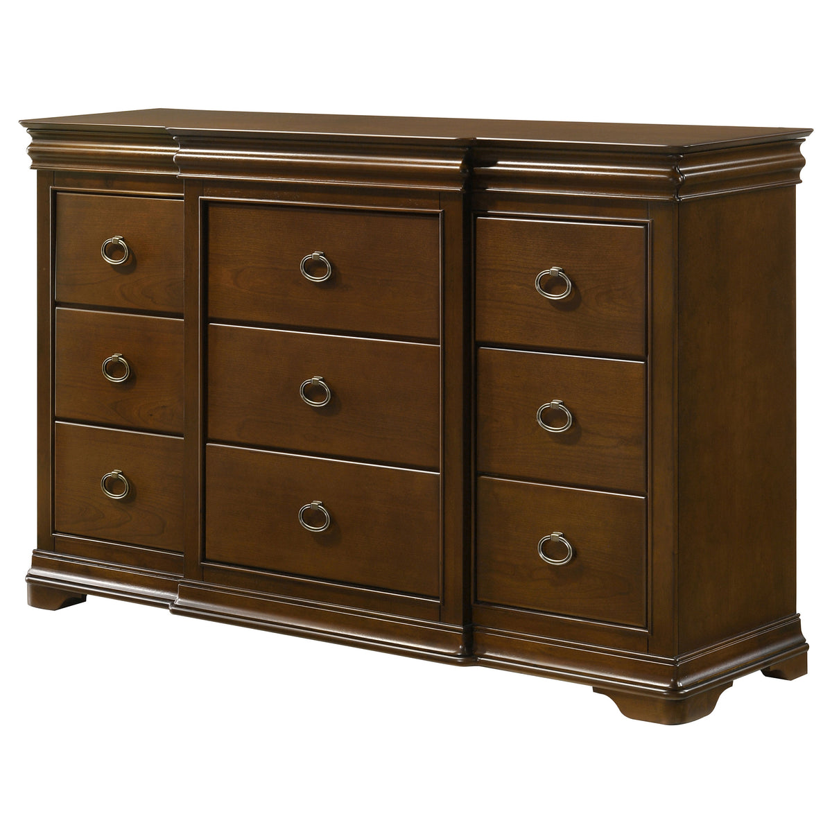 Garland 9-drawer Dresser Brown Cherry