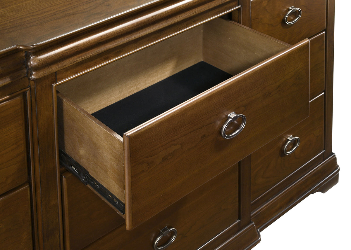 Garland 9-drawer Dresser Brown Cherry