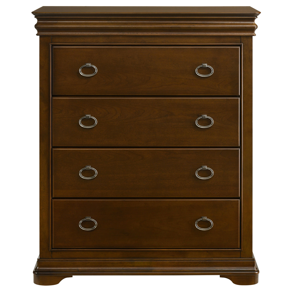 Garland 4-drawer Bedroom Chest Brown Cherry