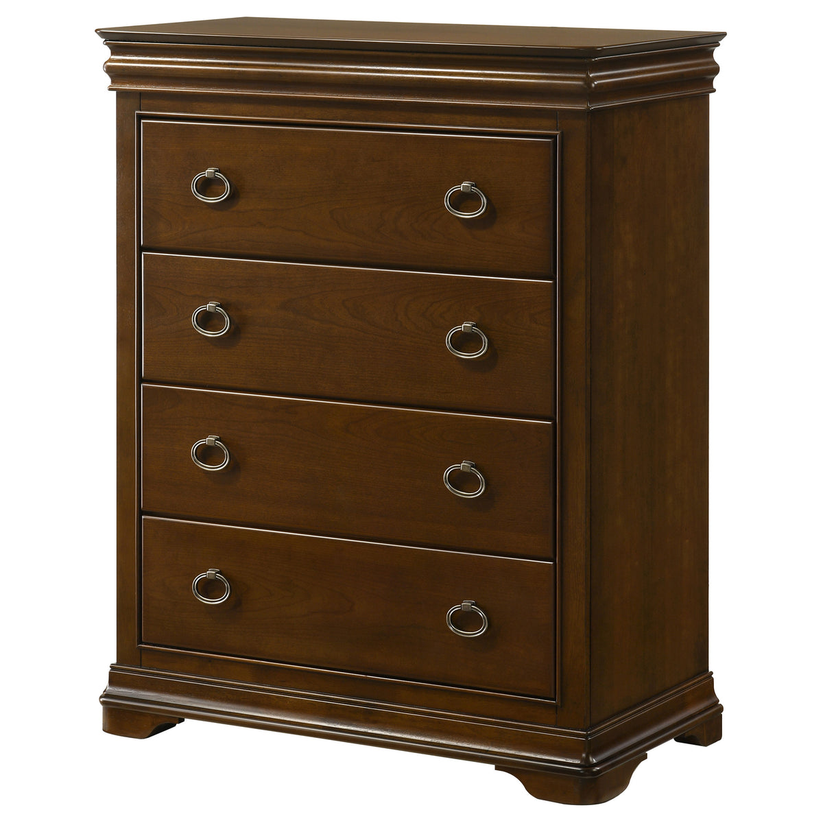 Garland 4-drawer Bedroom Chest Brown Cherry