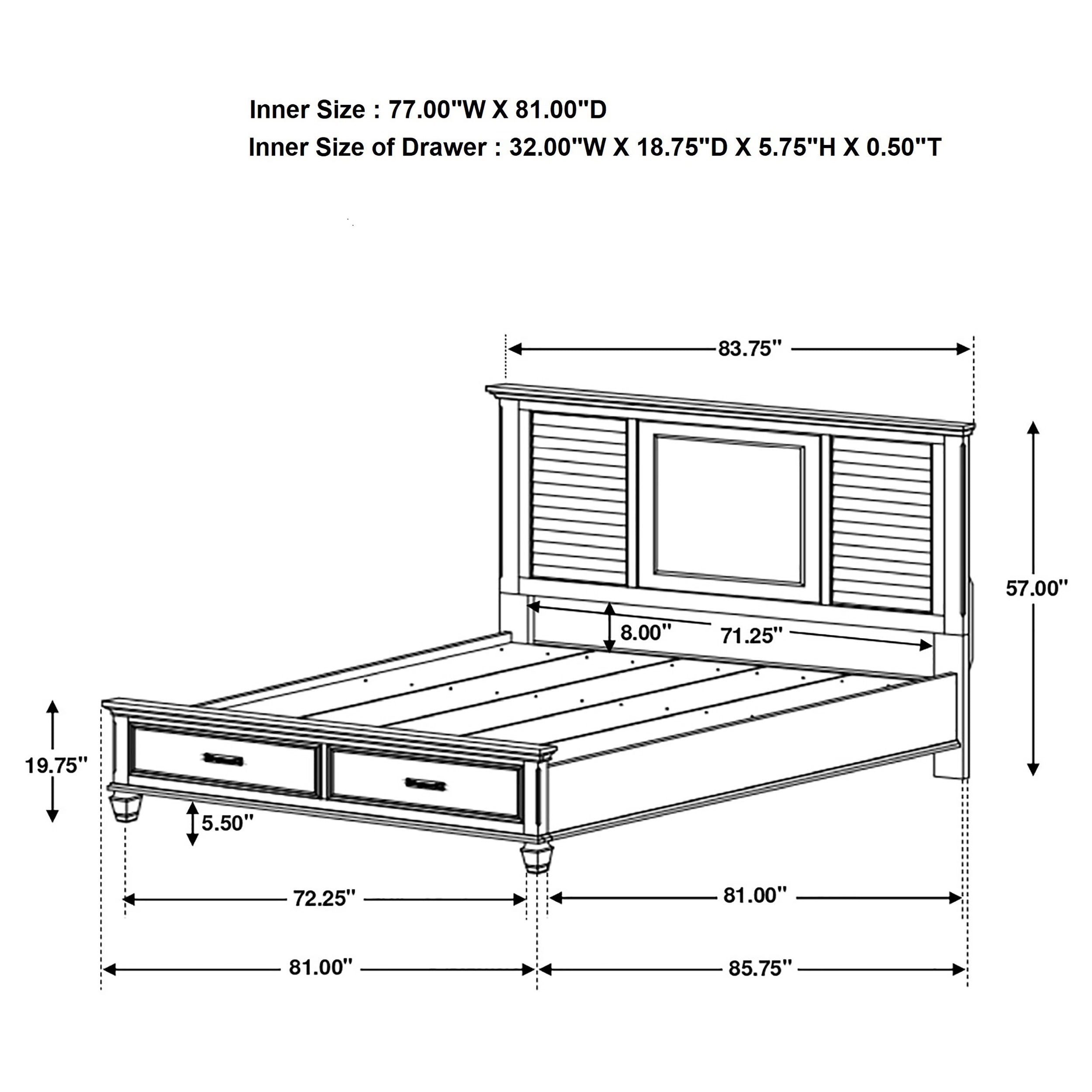 Franco Bedroom Set (Storage Bed)