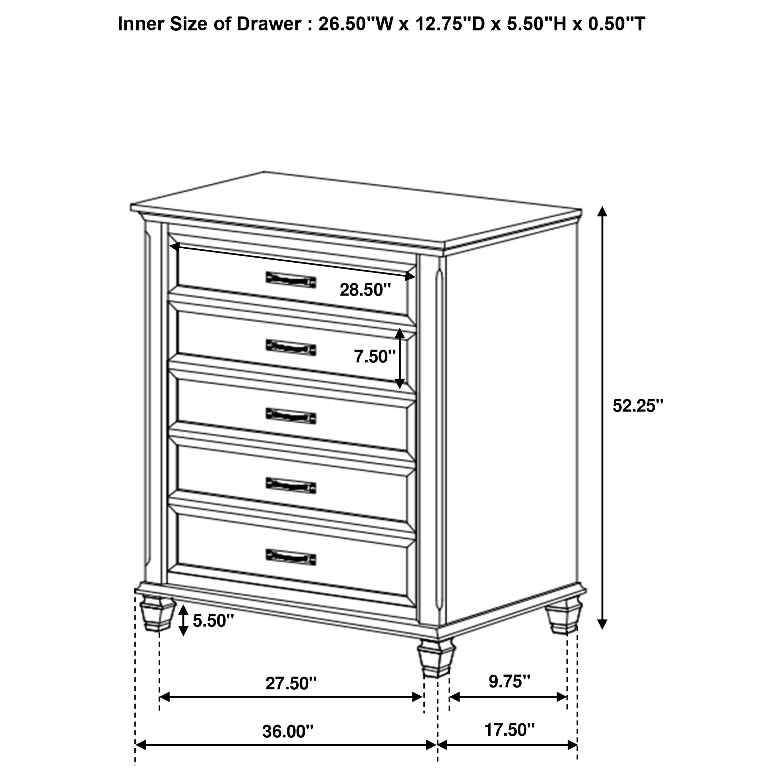 Franco Bedroom Set (Storage Bed)