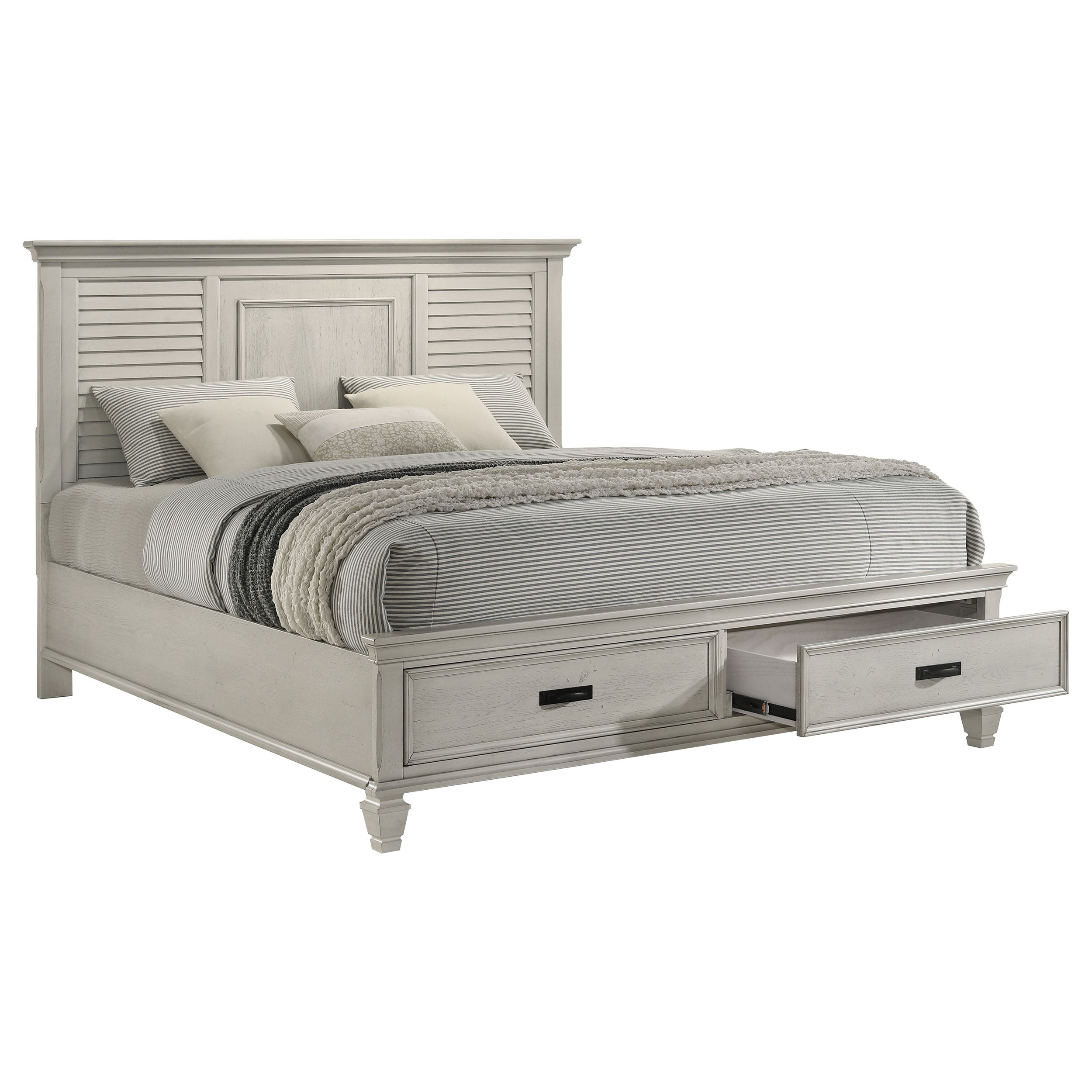 Franco Wood Panel Storage Bed