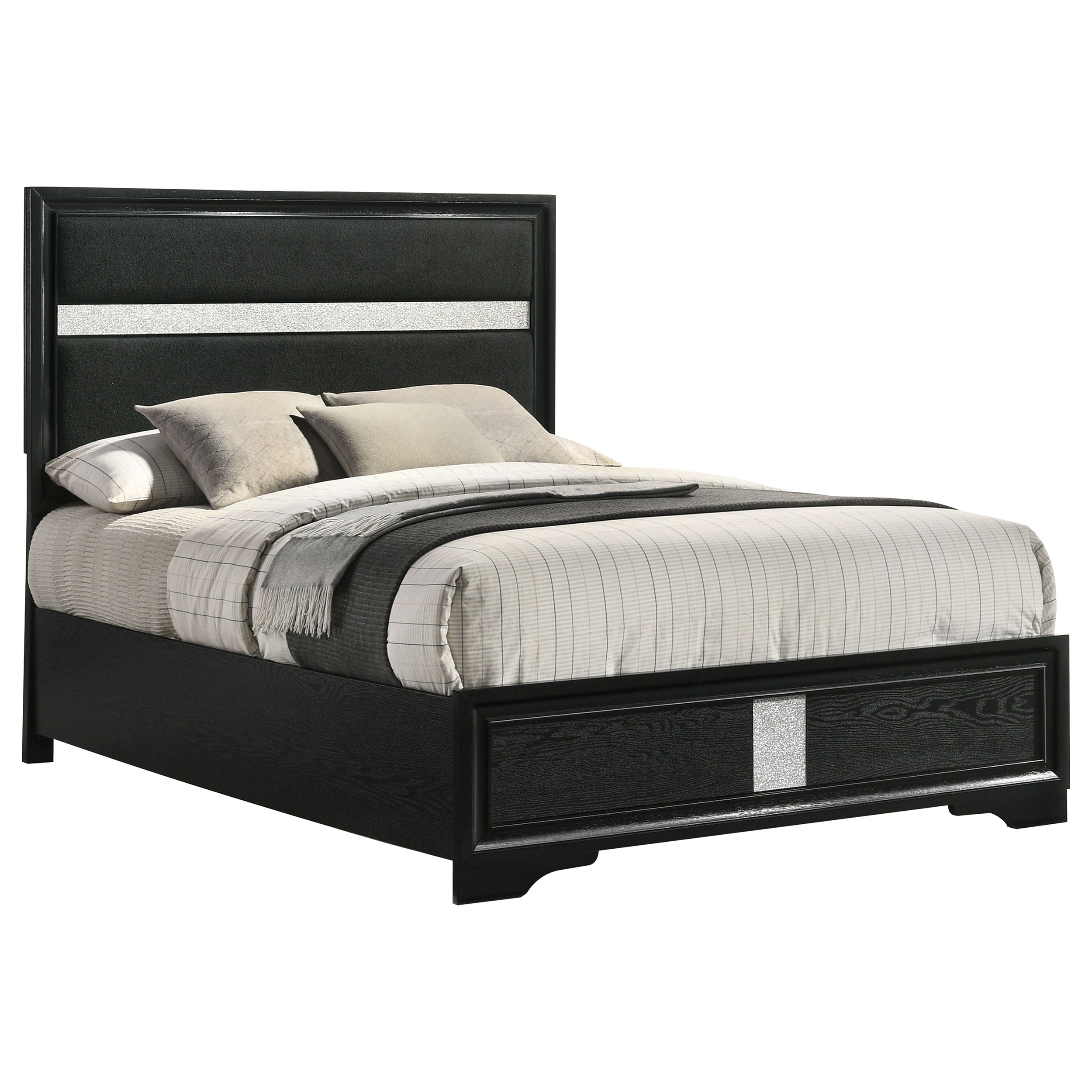 Miranda Wood Panel Bed