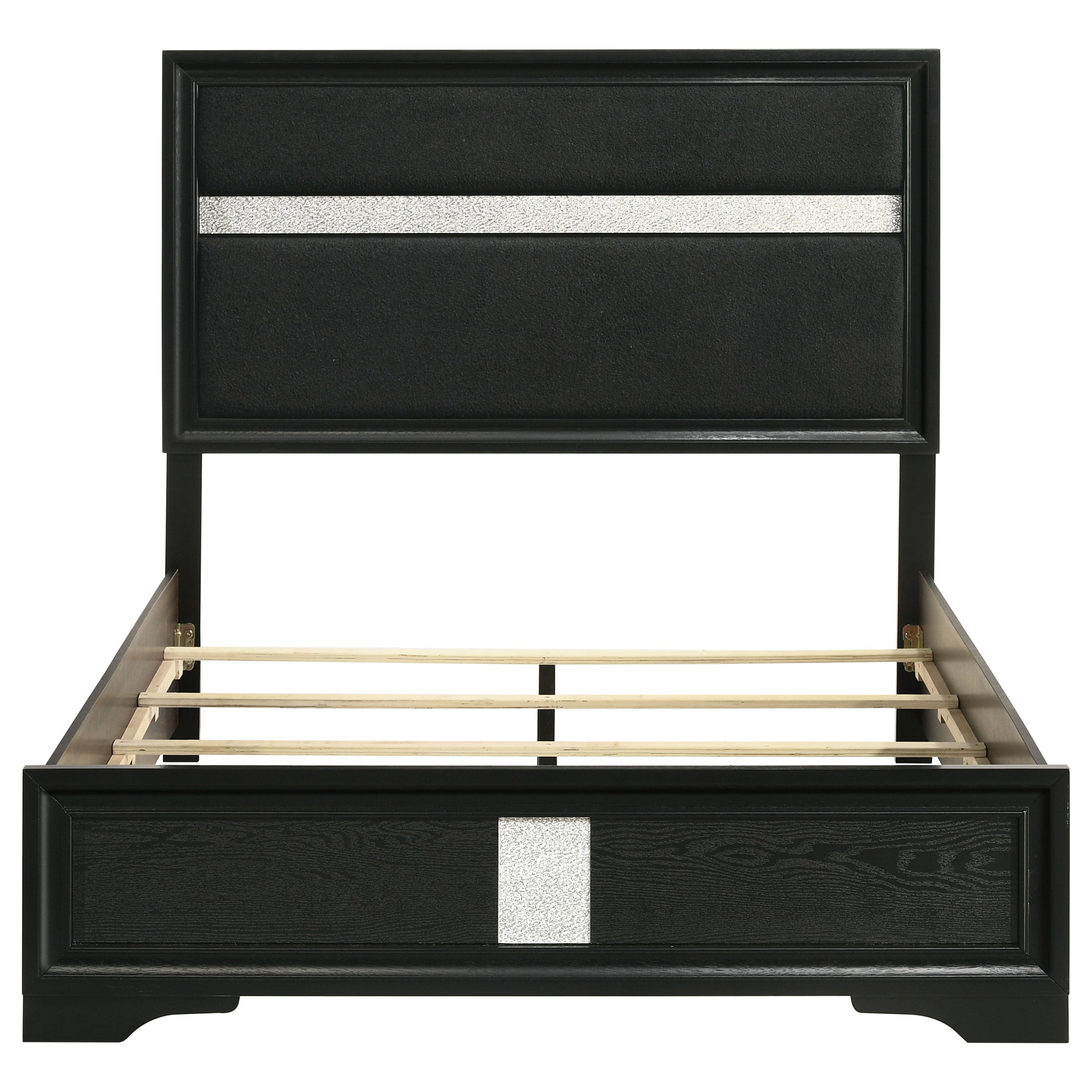 Miranda Wood Panel Bed