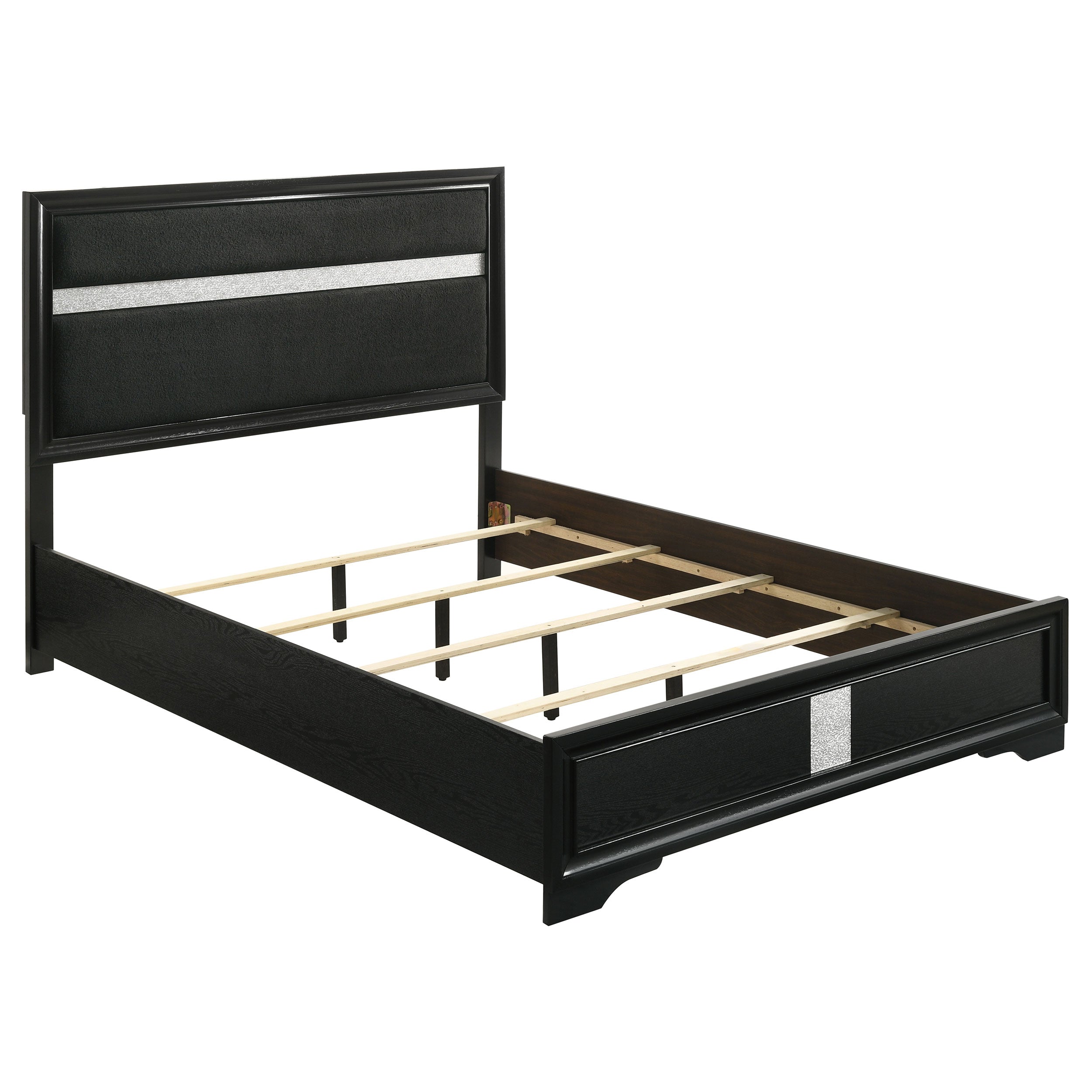 Miranda Wood Panel Bed