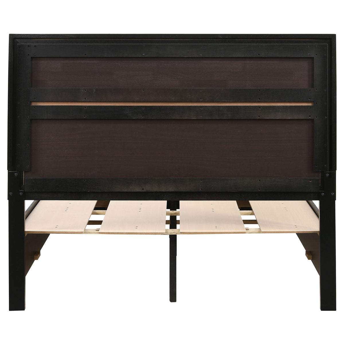 Miranda 2-drawer Storage Panel Bed Full Black