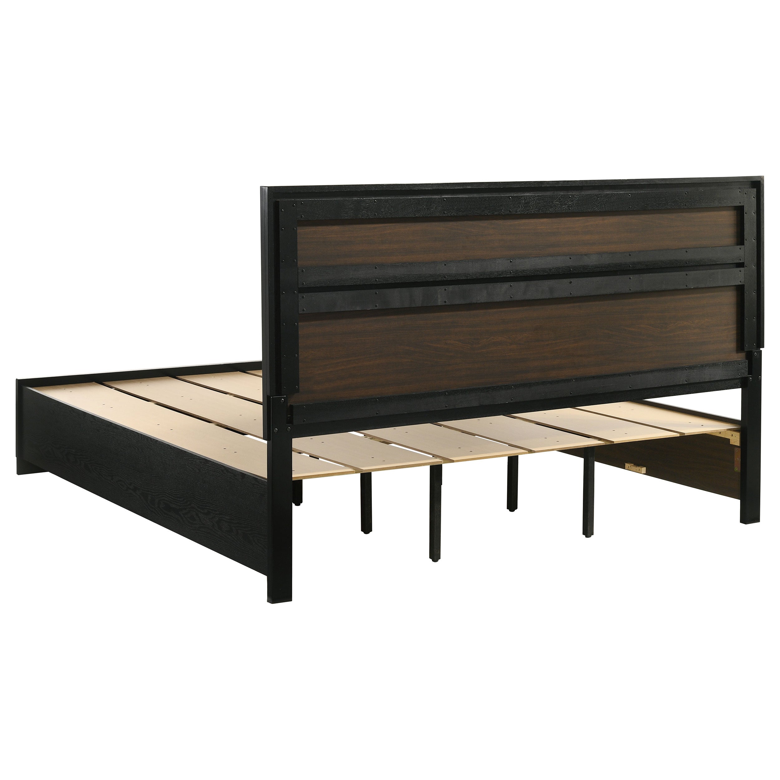 Miranda Wood Panel Storage Bed