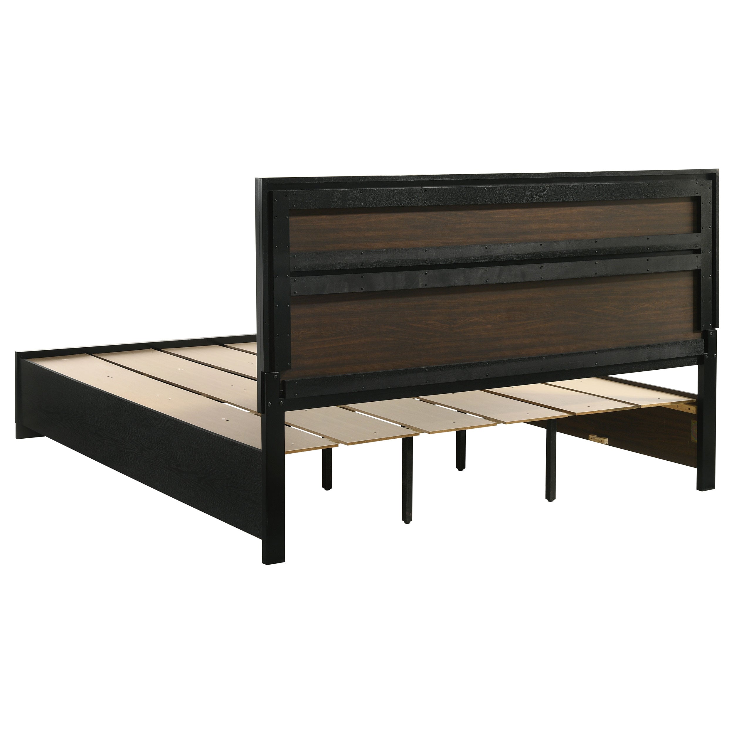 Miranda Wood Panel Storage Bed