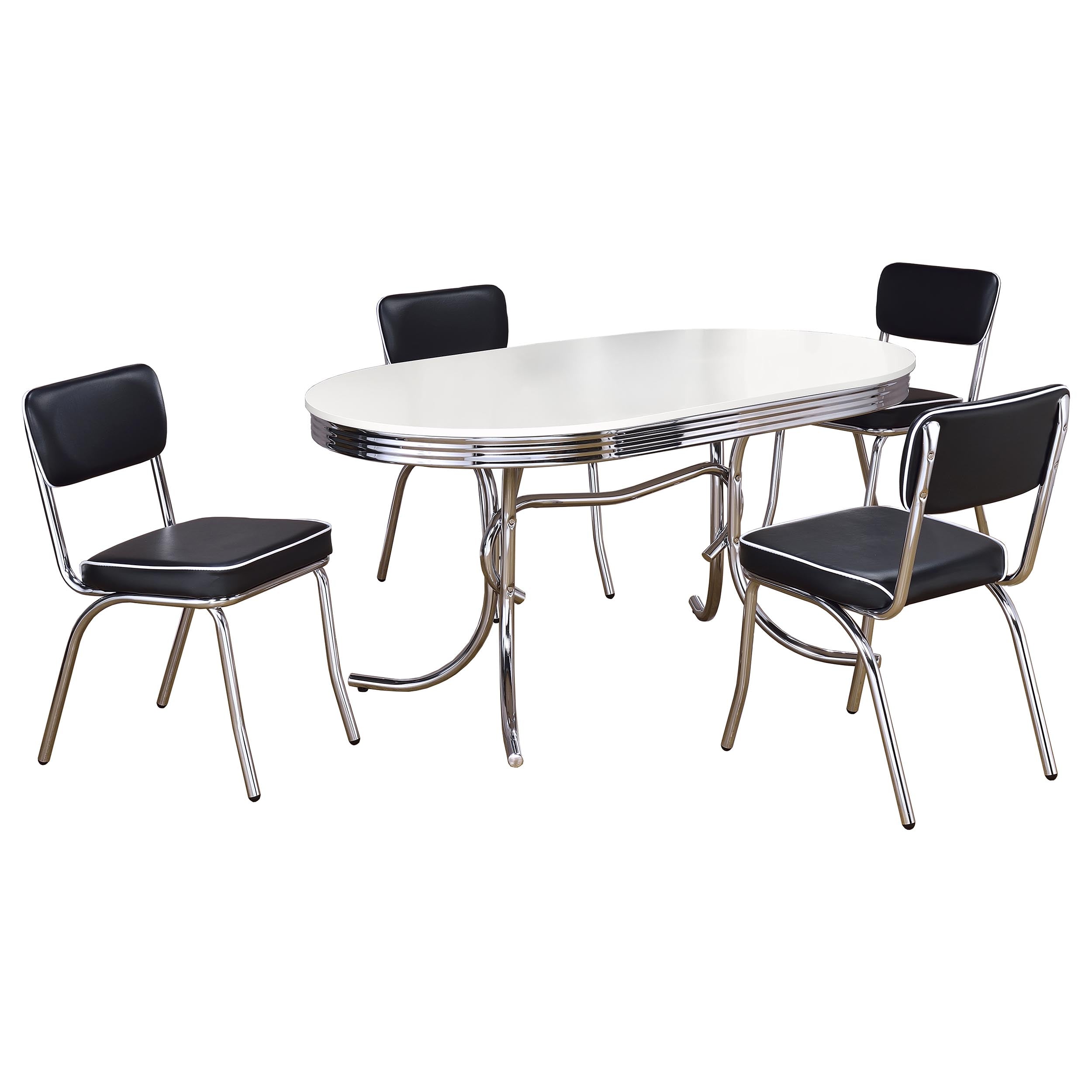Retro Oval Dining Set