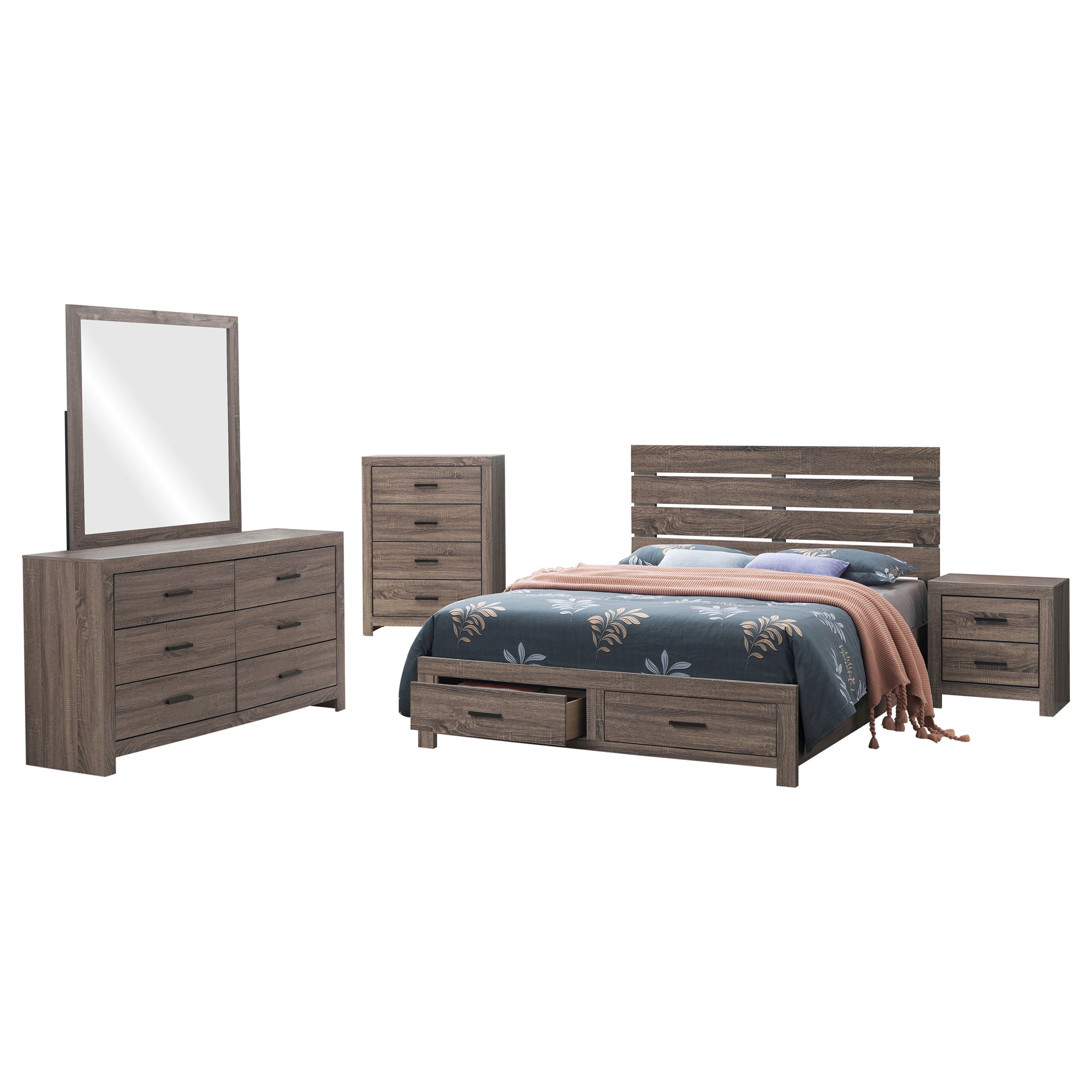 Brantford Bedroom Set (Storage Bed)