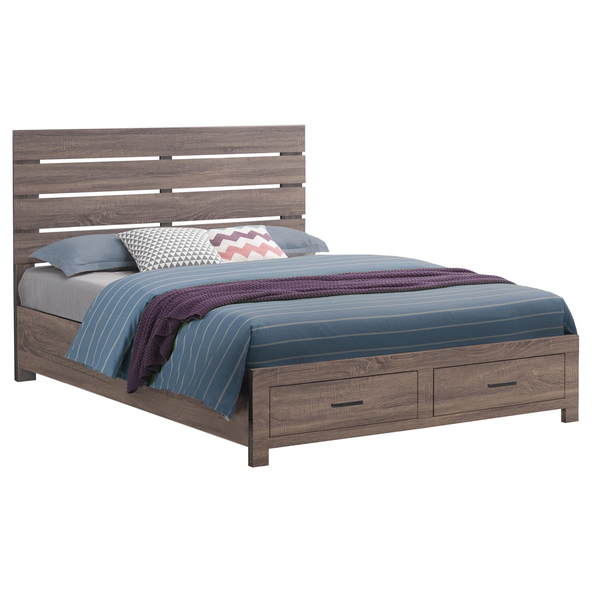 Brantford Wood Panel Storage Bed