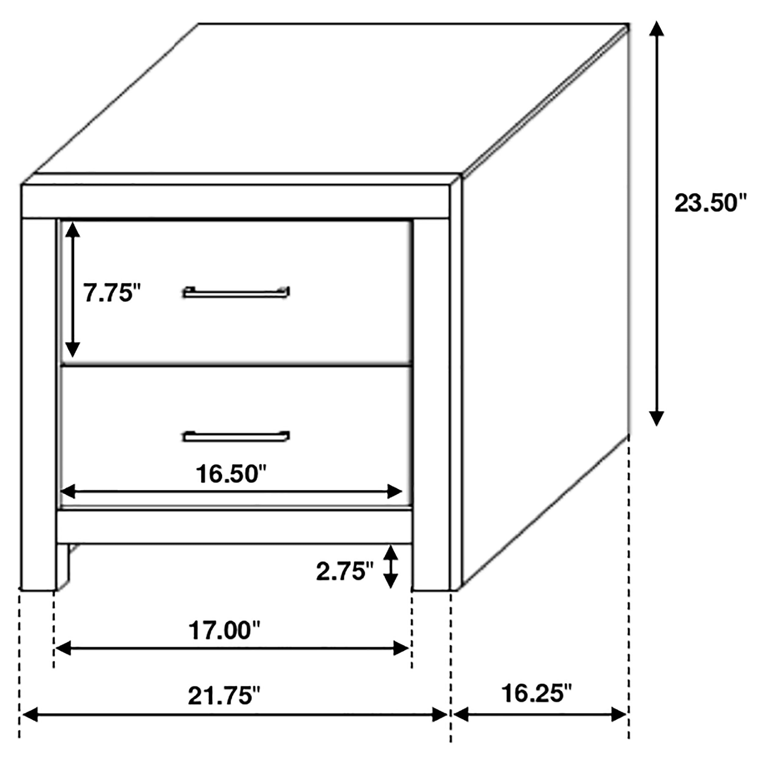Brantford Nightstand (Barrel Oak)