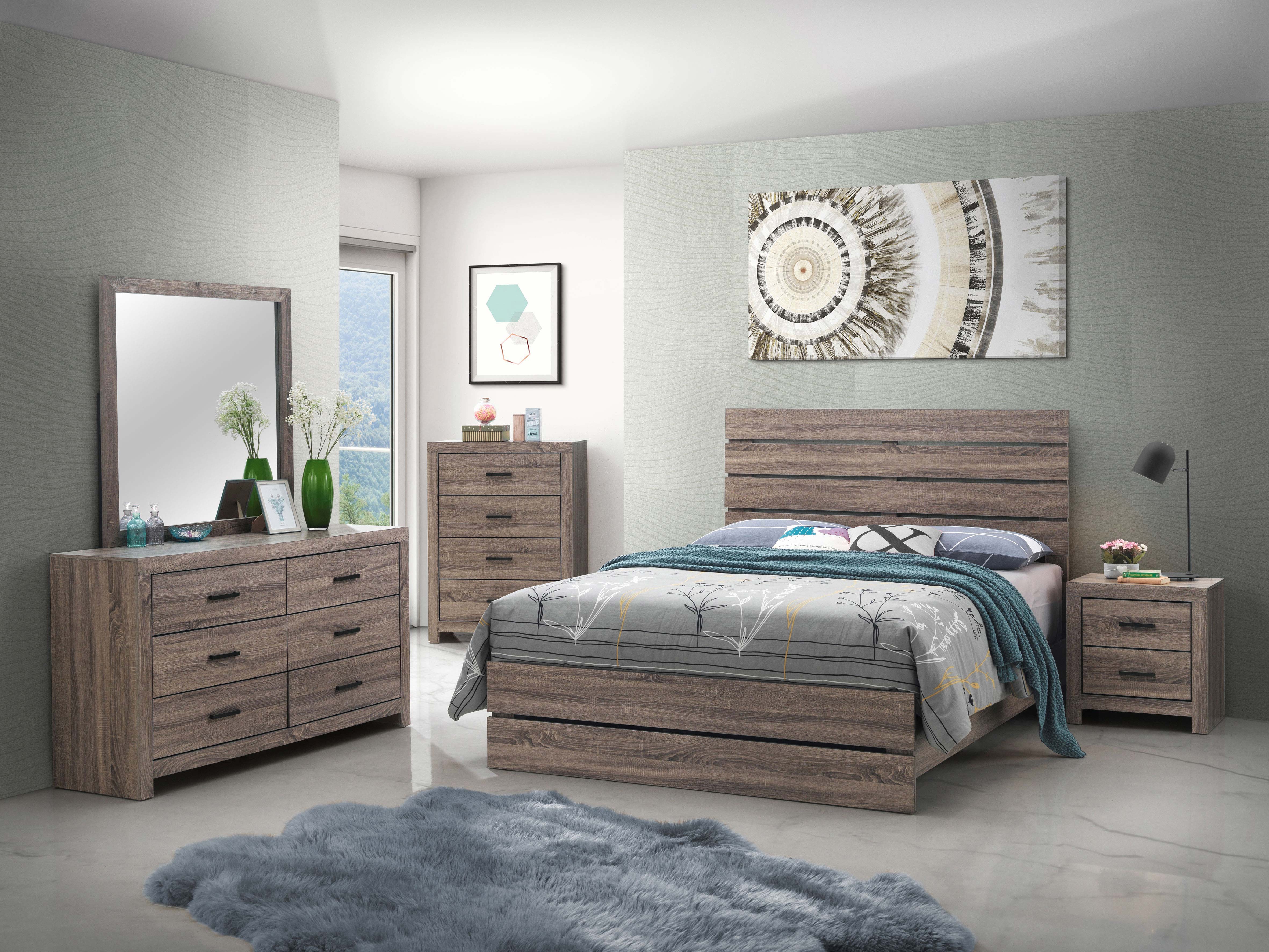 Brantford Dresser Mirror (Barrel Oak)