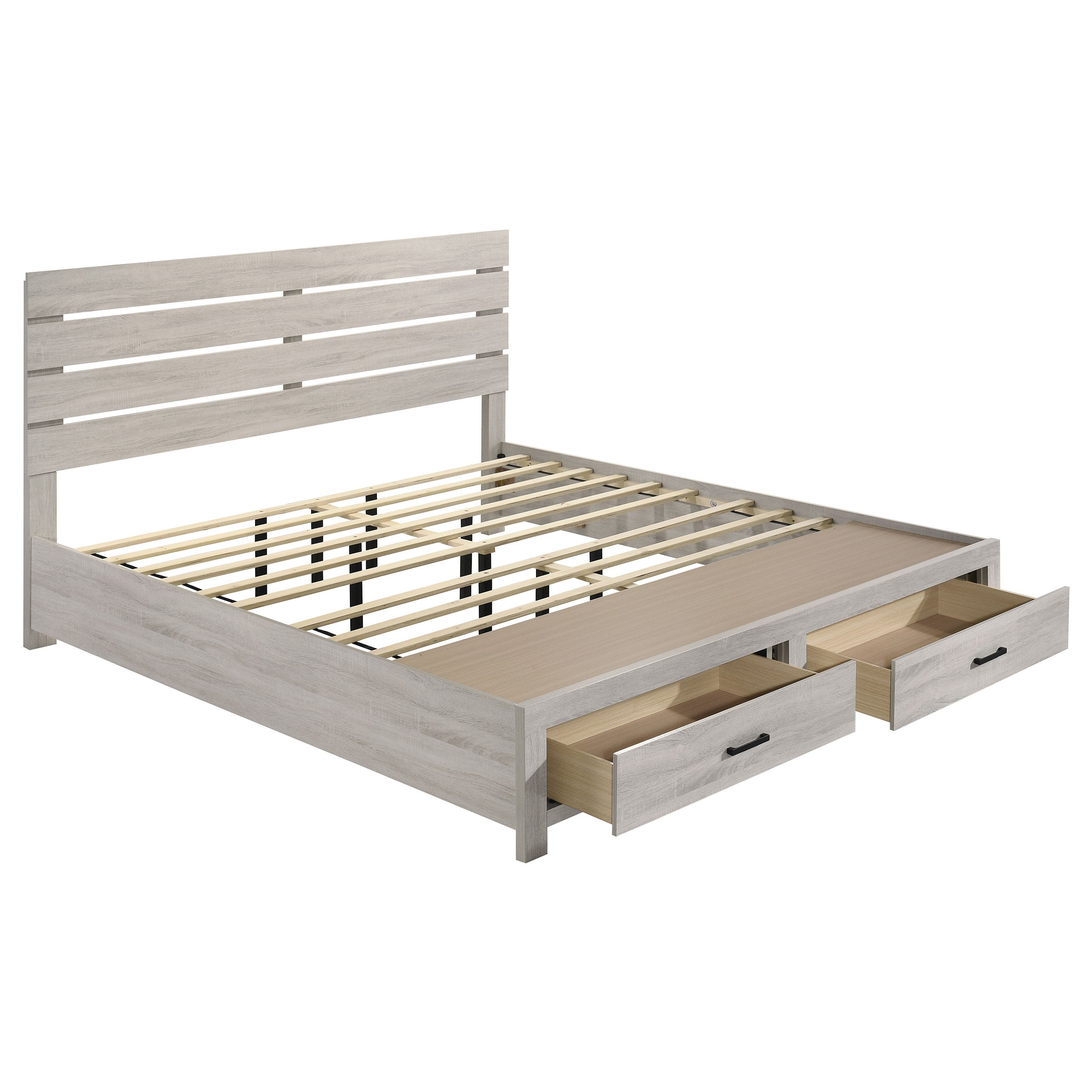 Brantford Wood Panel Storage Bed