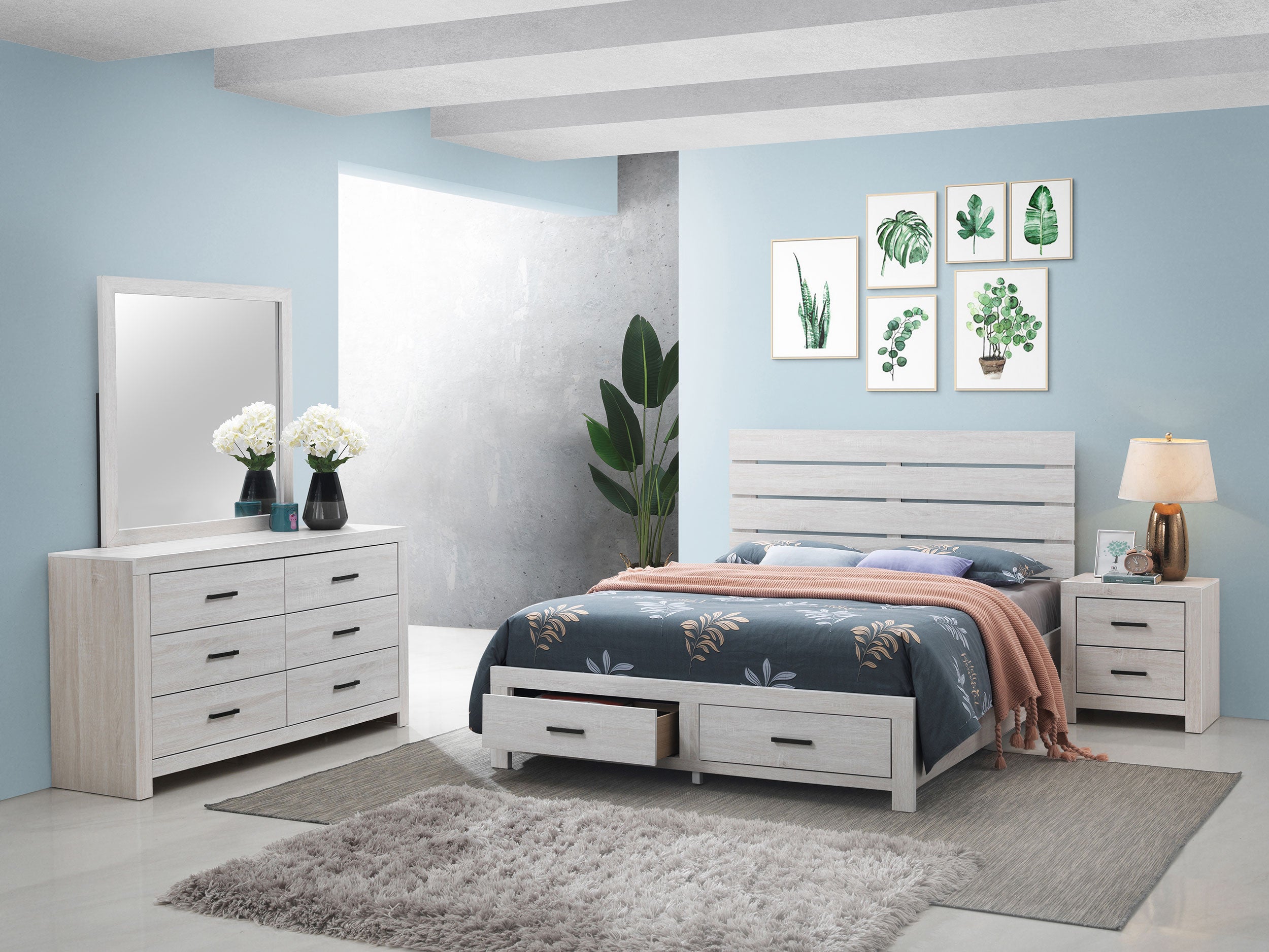 Brantford Bedroom Set (Storage Bed)