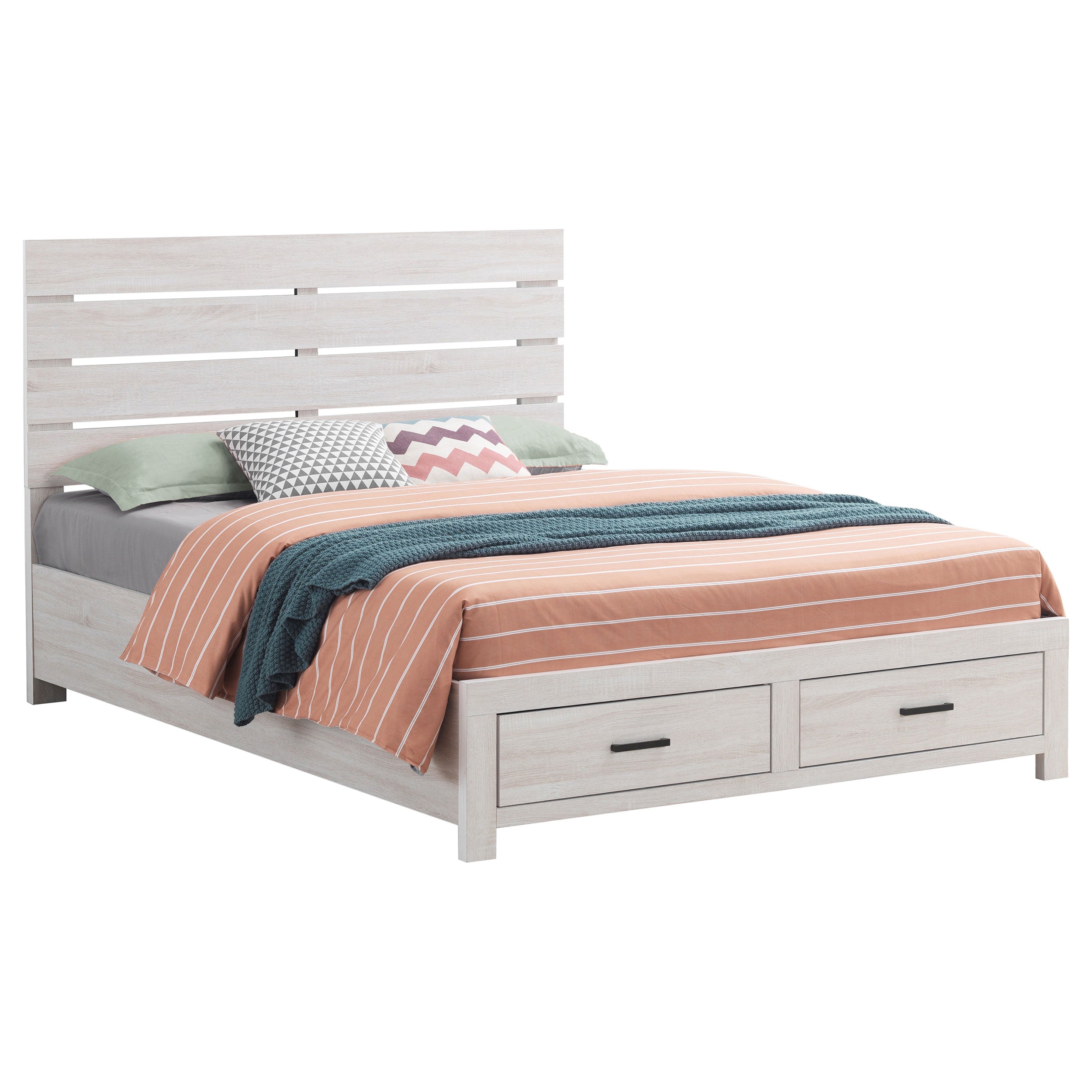 Brantford Wood Panel Storage Bed