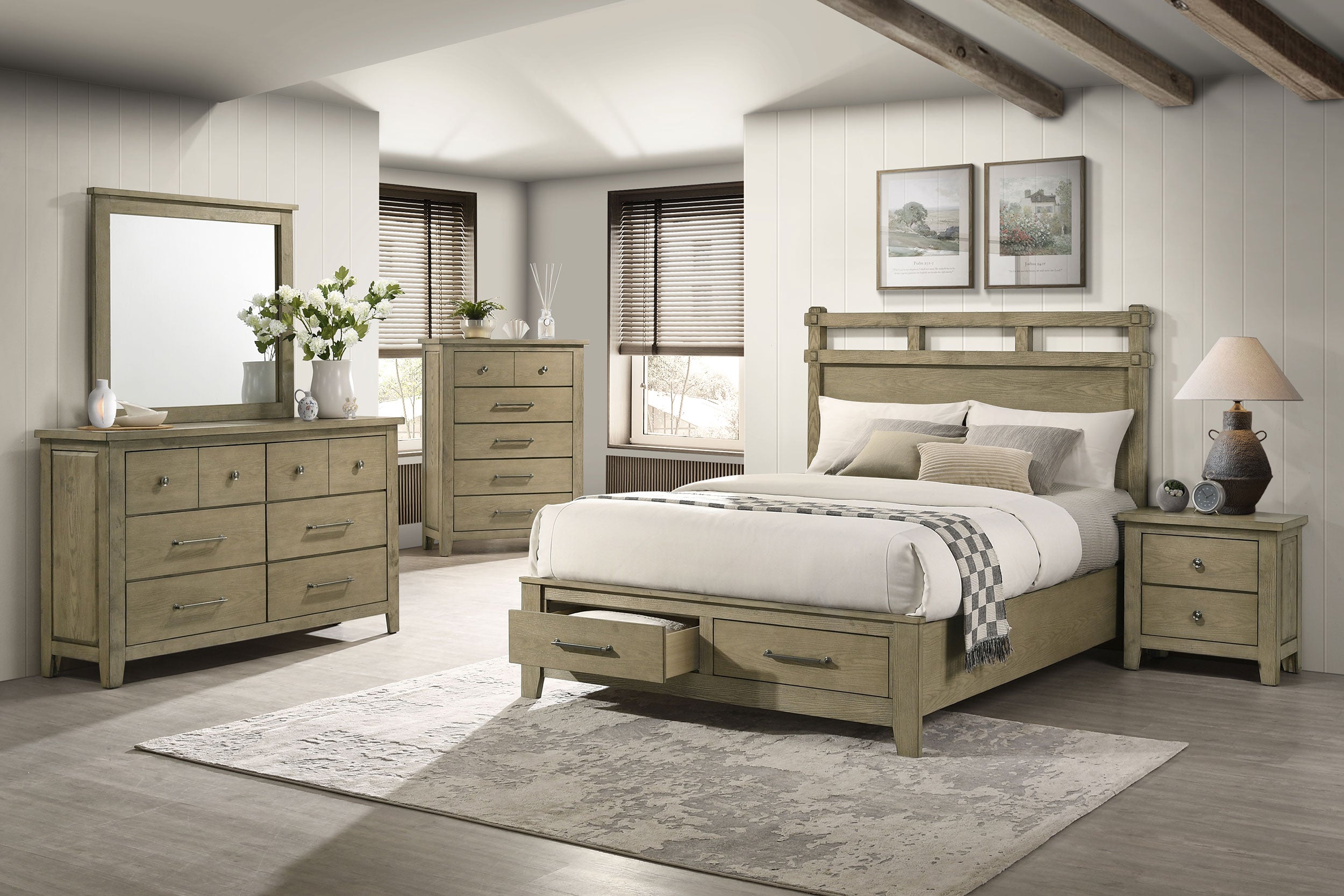 Hazlewood Storage Bedroom Set
