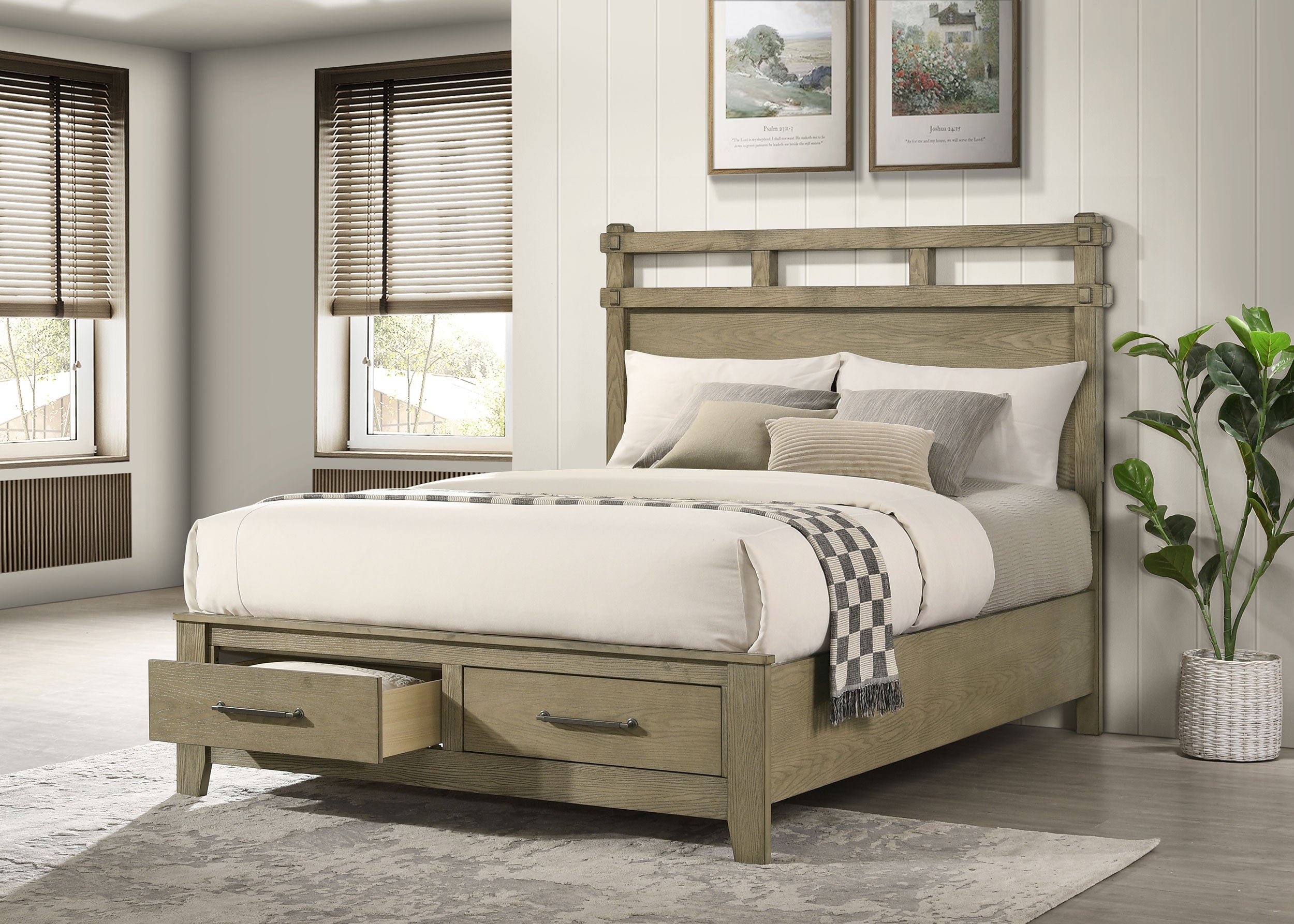 Hazlewood Panel Storage Bed