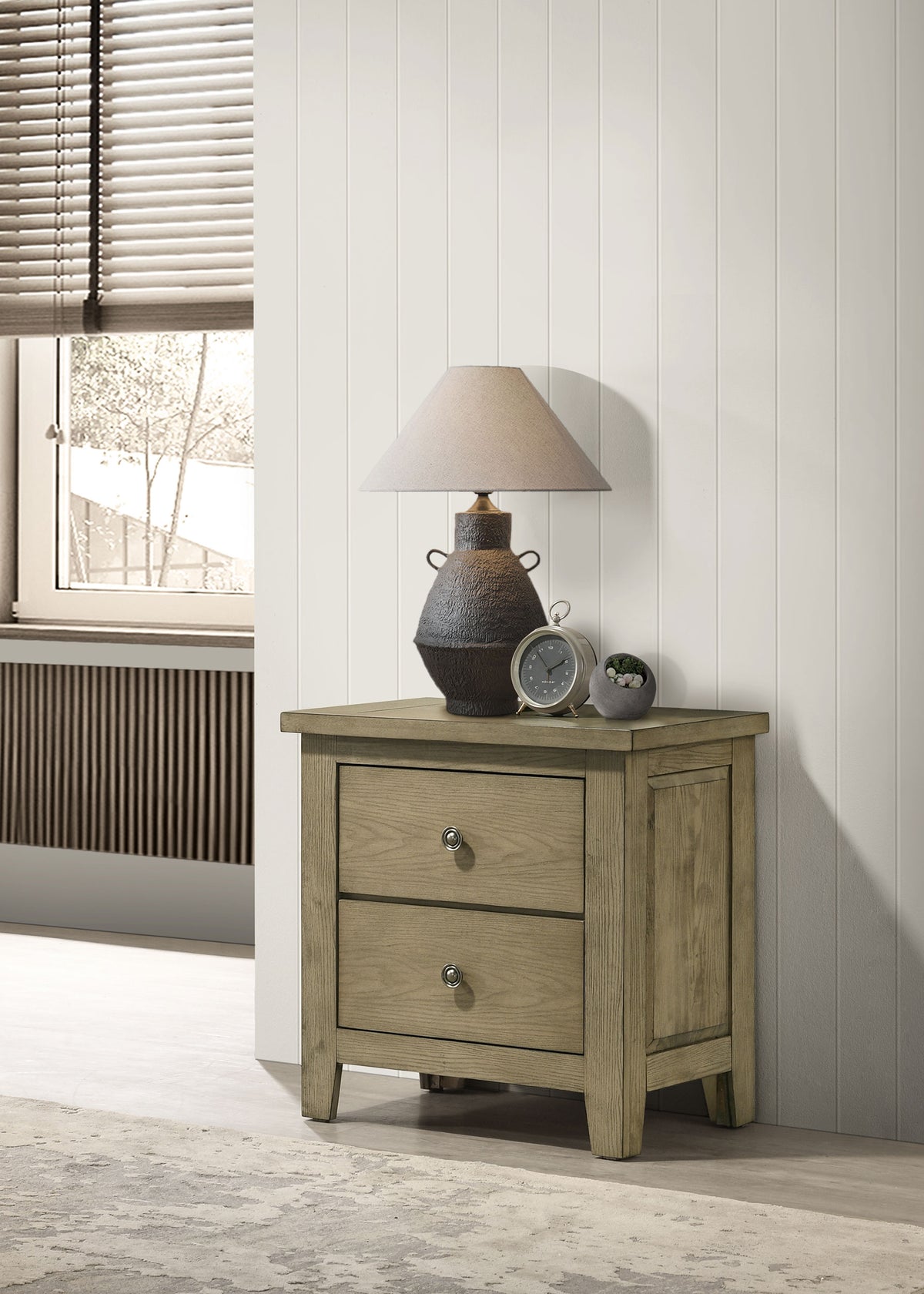 Hazlewood 2-drawer Nightstand Vineyard Oak