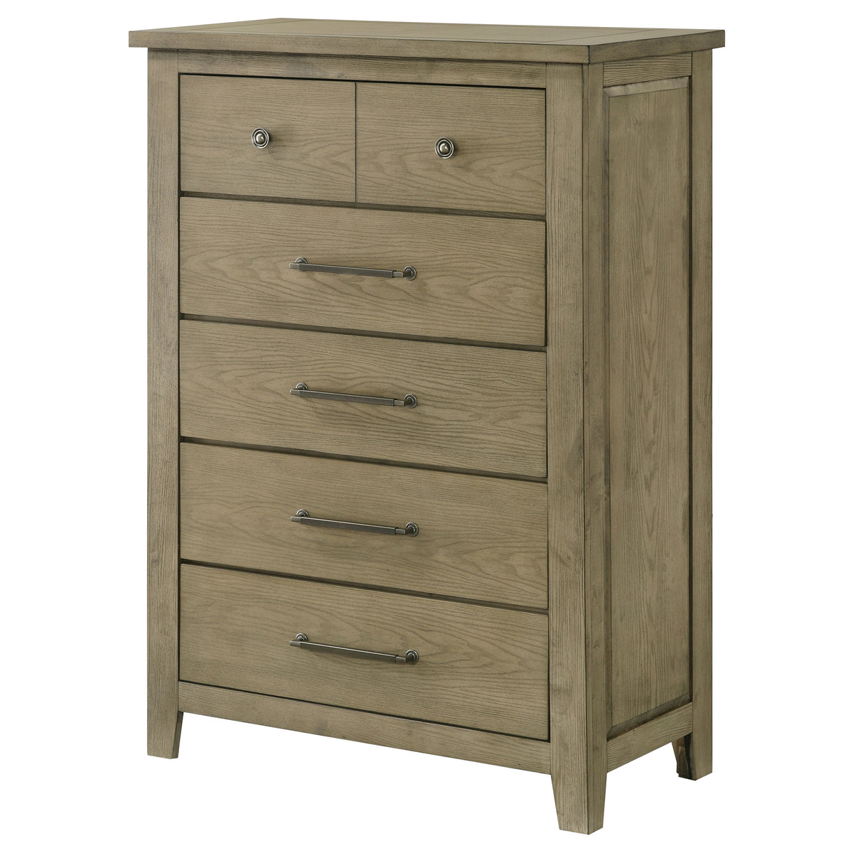 Hazlewood 5-drawer Bedroom Chest Vineyard Oak