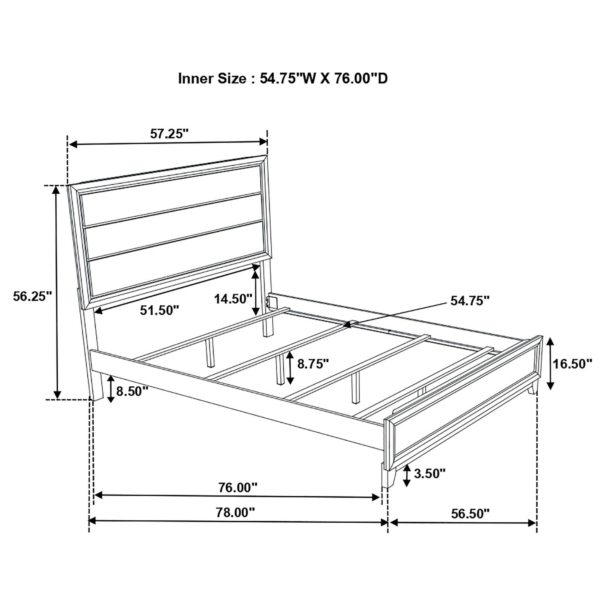 Watson Wood Panel Bed
