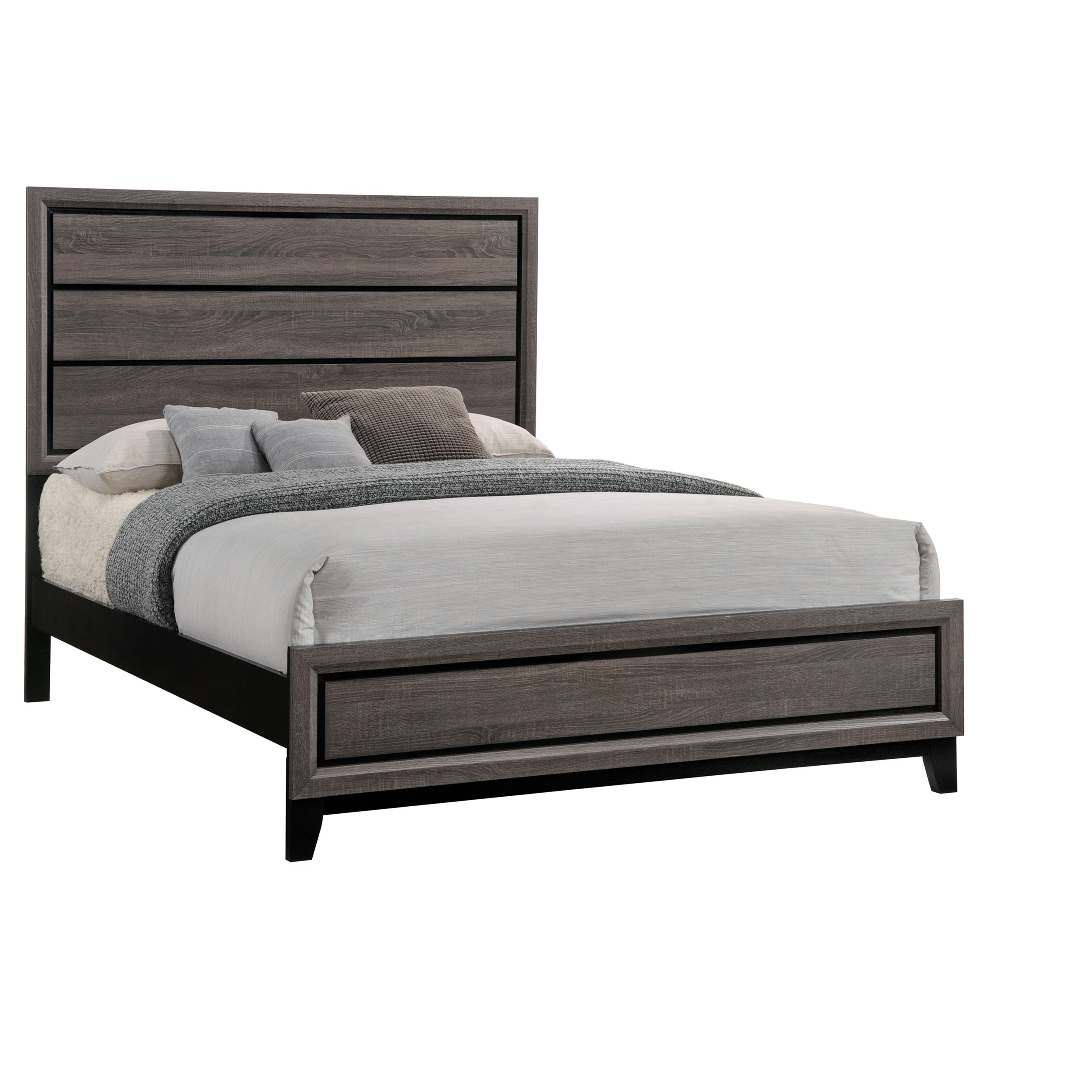 Watson Wood Panel Bed