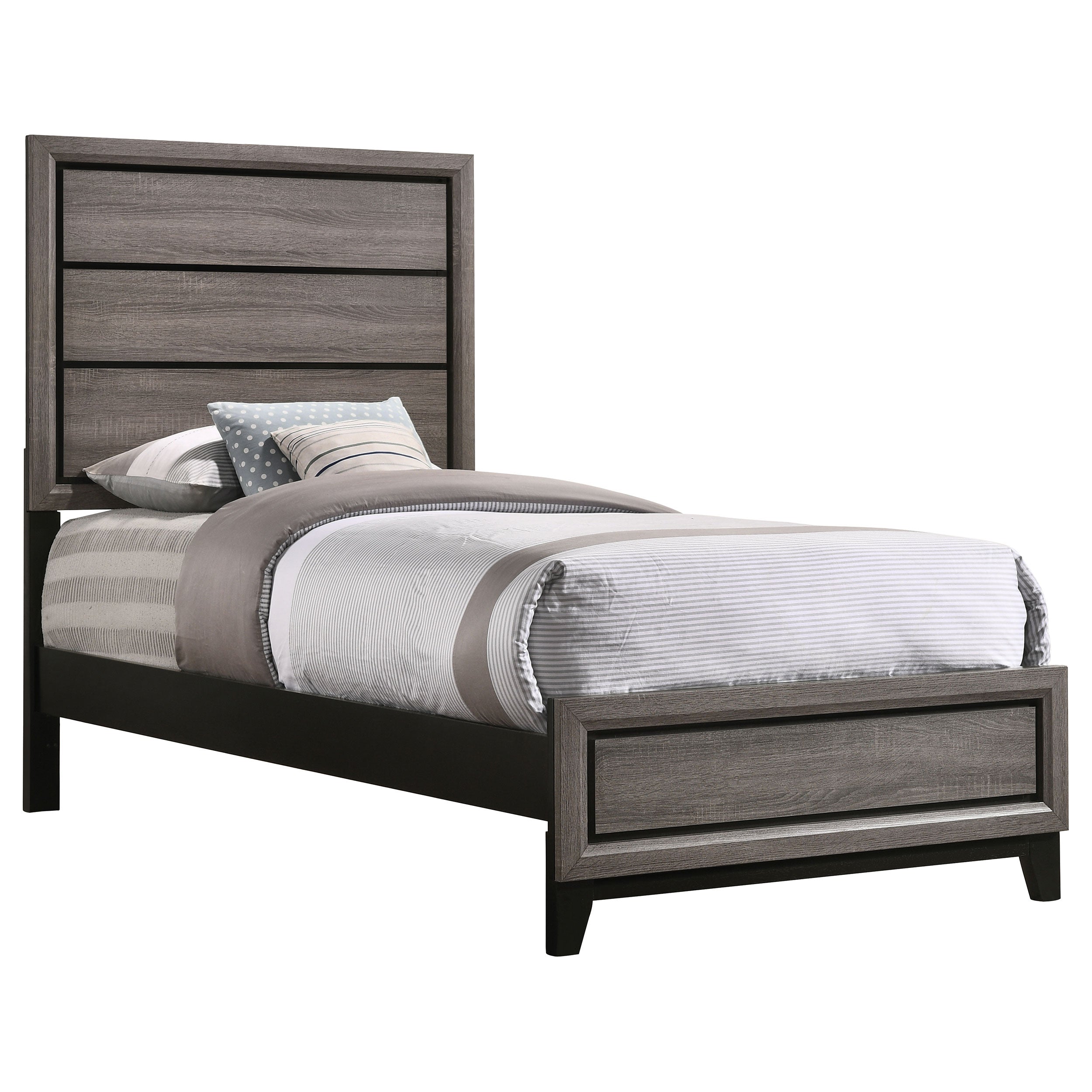 Watson Wood Panel Bed