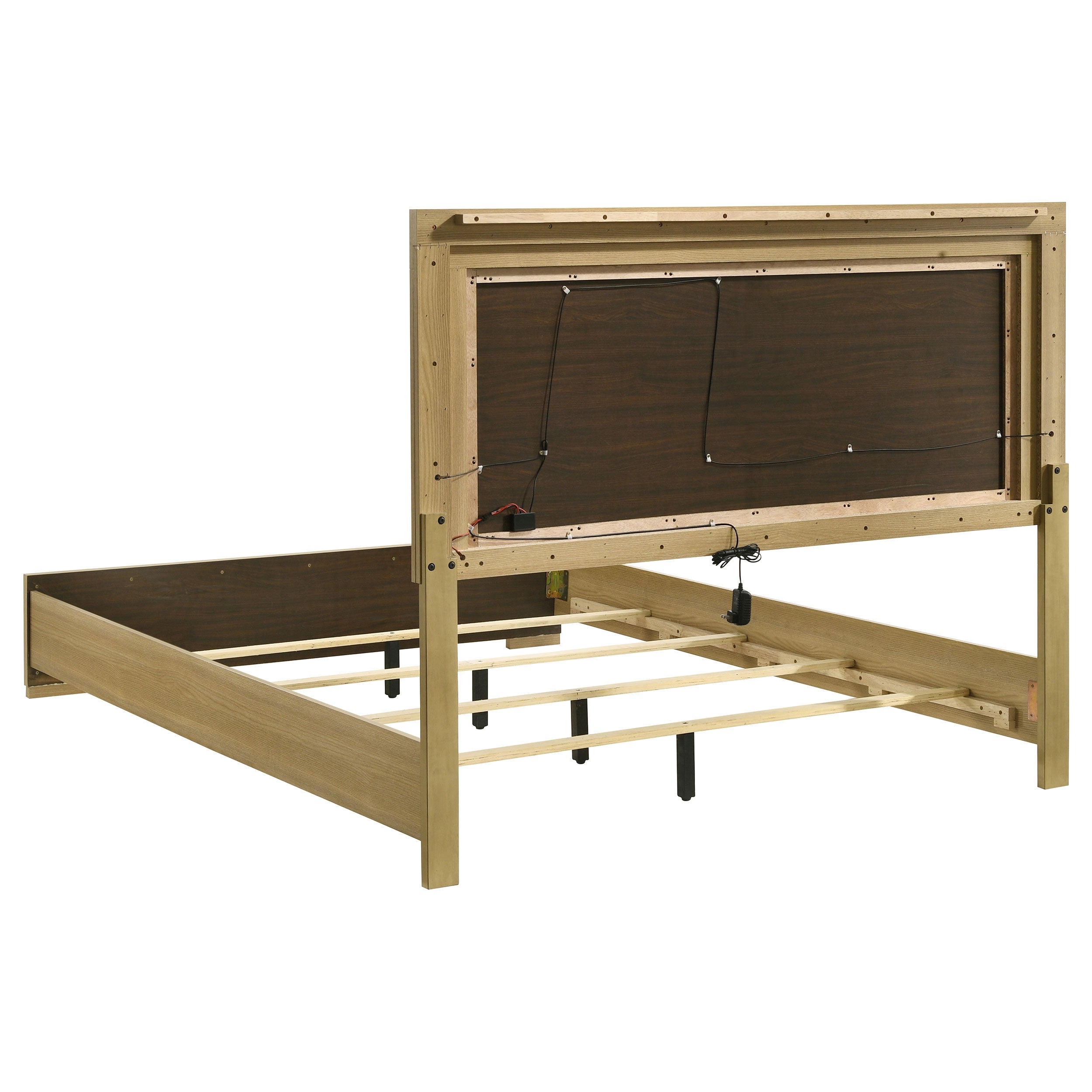 Hyland Wood LED Panel Bed